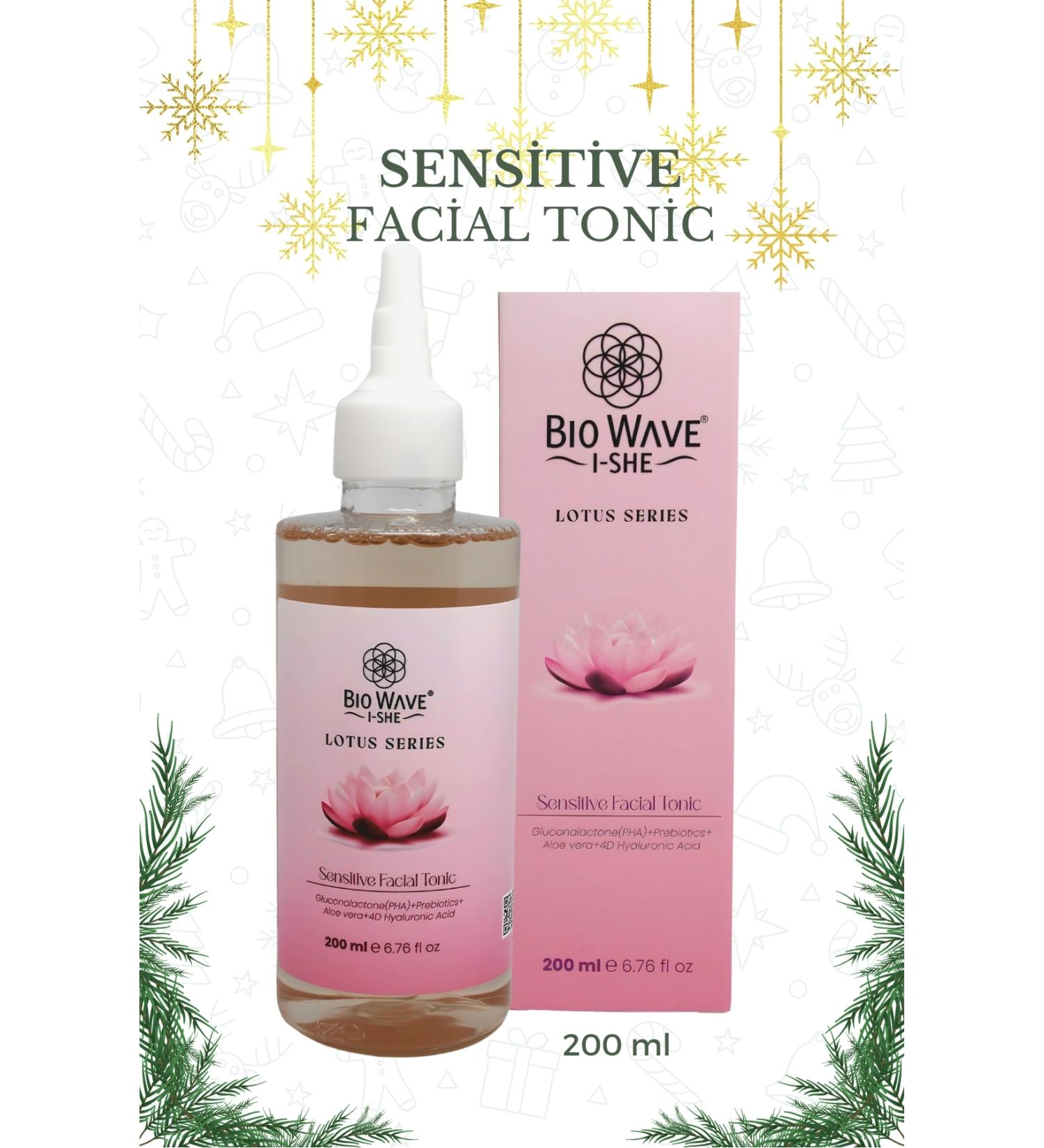 BIO WAVE Pha And Probiotic Tonic Dry And Sensitive Skin Pha Prebiotics Alovera 4d Hyaluronic Acid 200ML