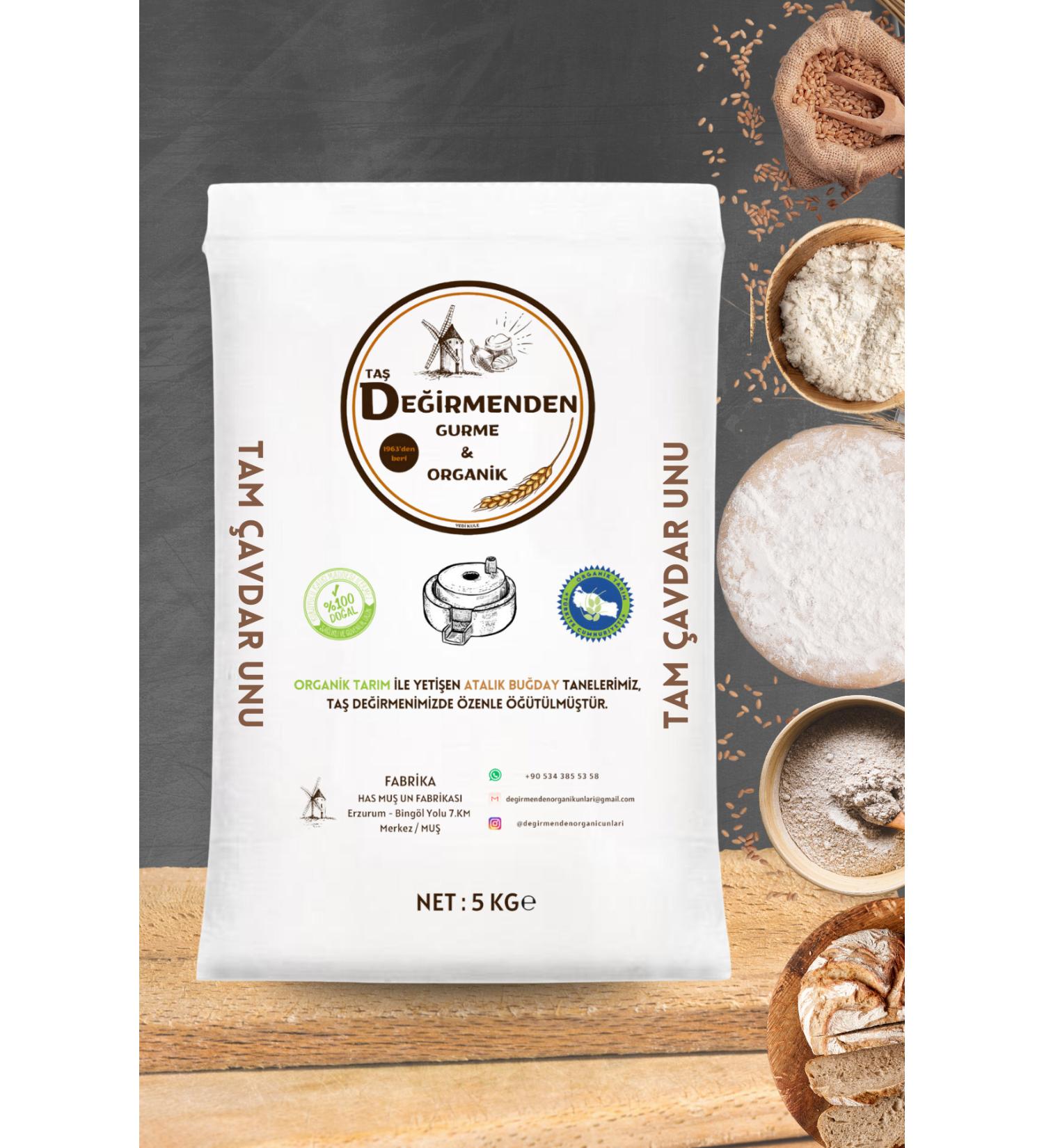 Organic Heirloom Whole Rye Flour from the Mill - 5 Kilos