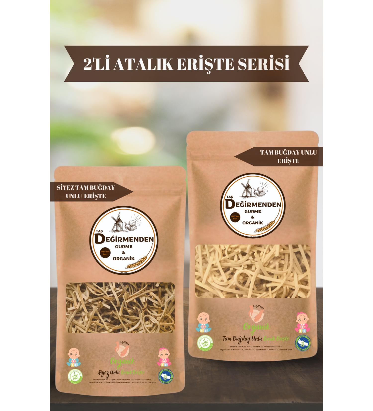 Organic Heirloom Flours from the Mill 2-Piece Noodle Set (Children's Noodles with Einkorn Flour - Children's Noodles with Whole Wheat Flour) - Buy Online on GoSupps.com