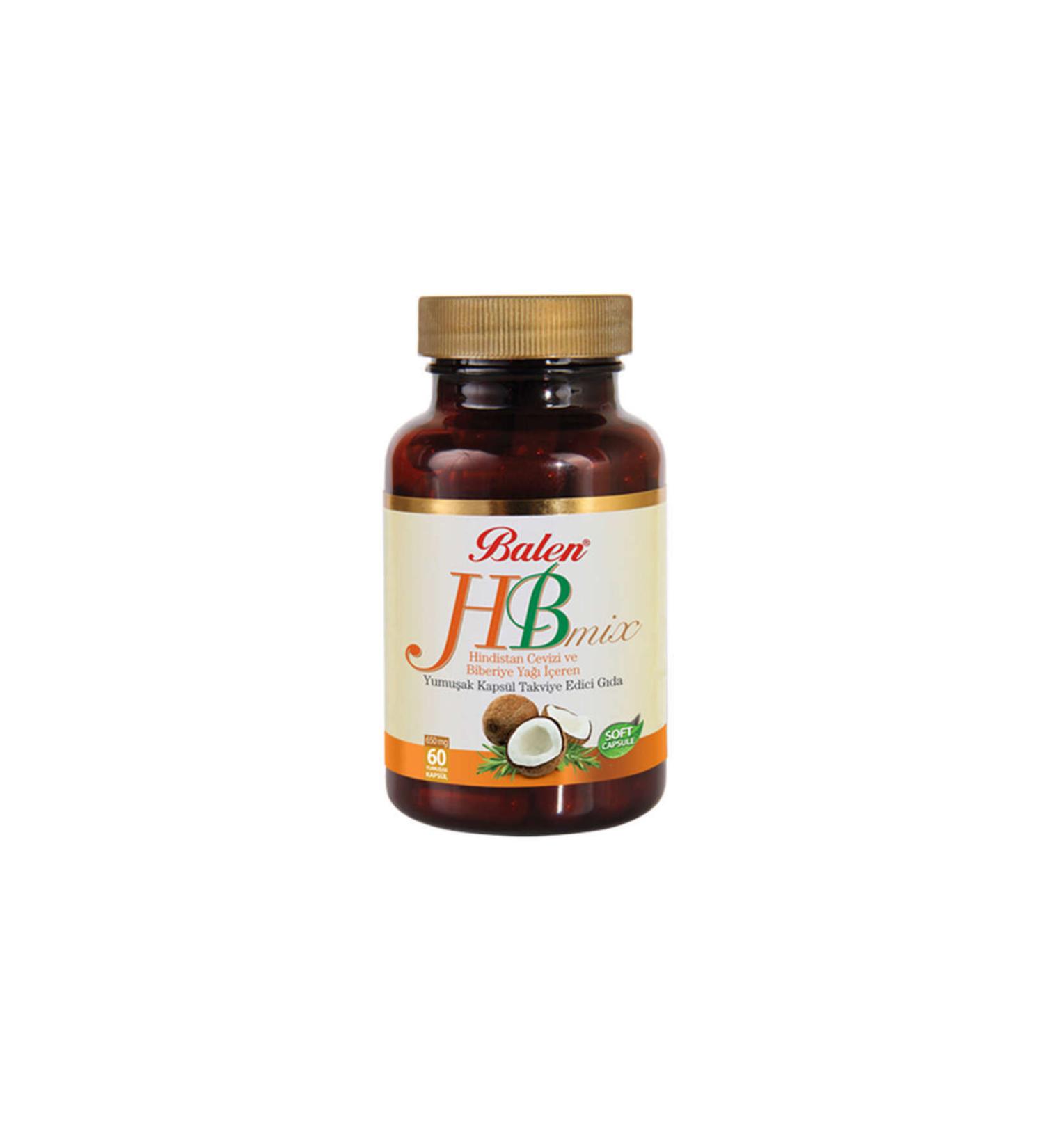Balen HB Mix Softgels with Coconut and Rosemary Oil | Your Body's Natural D 570008