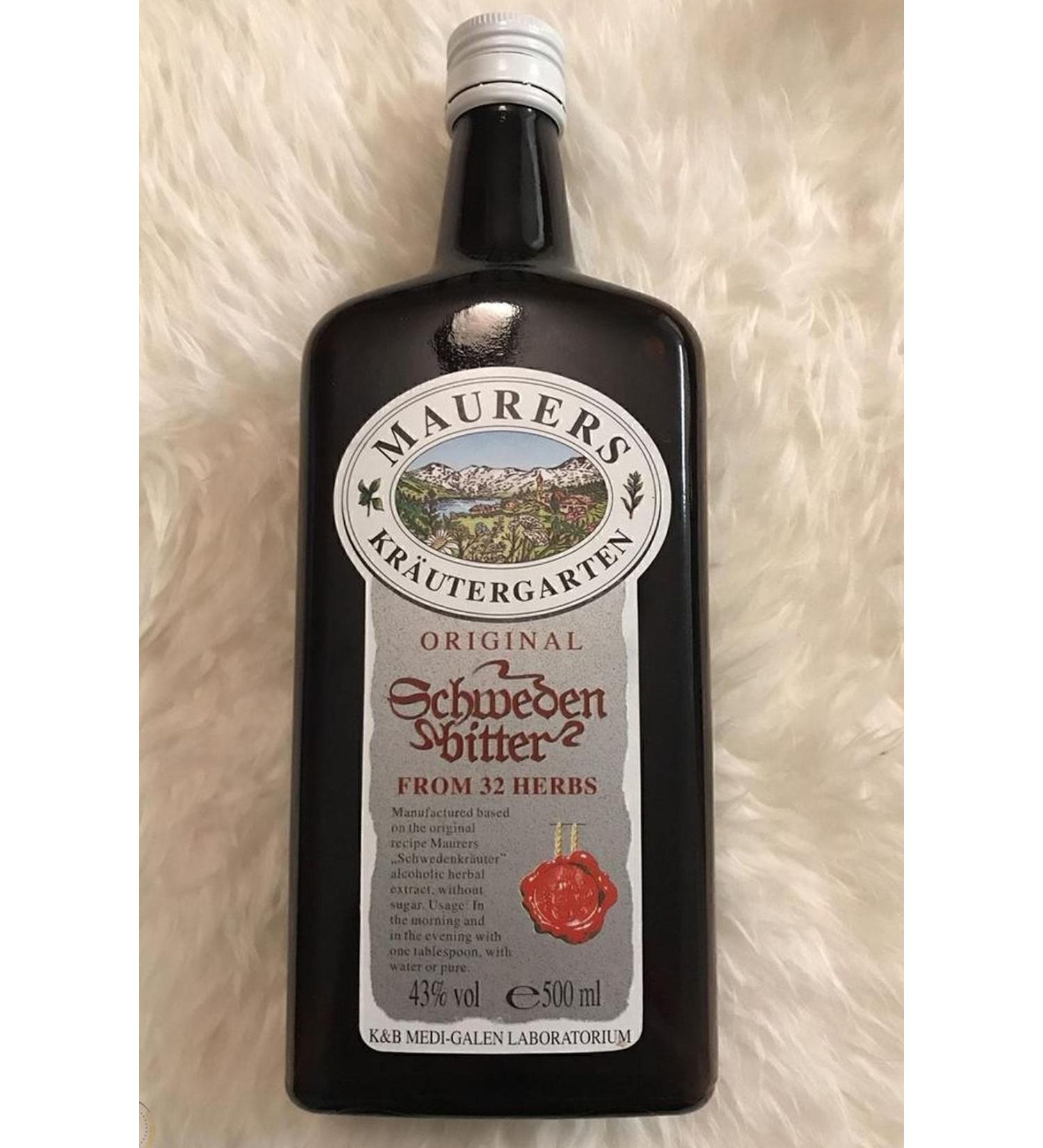 MDG Maurers Kr utergarten Original Schwedenbitter Swedish Syrup 500 Ml - Buy Online on GoSupps.com