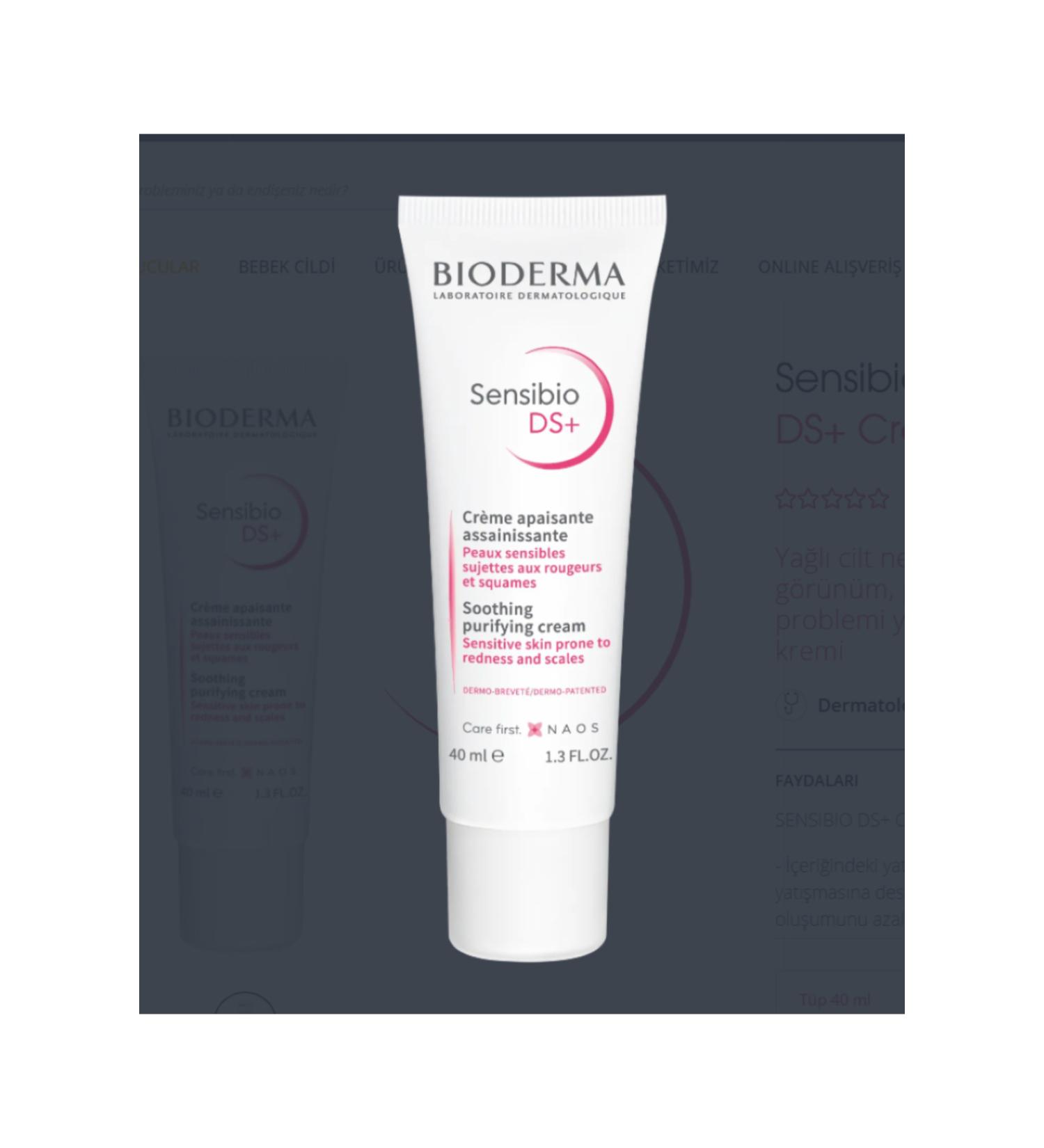 Bioderma Sensibio DS Cream 40 ml