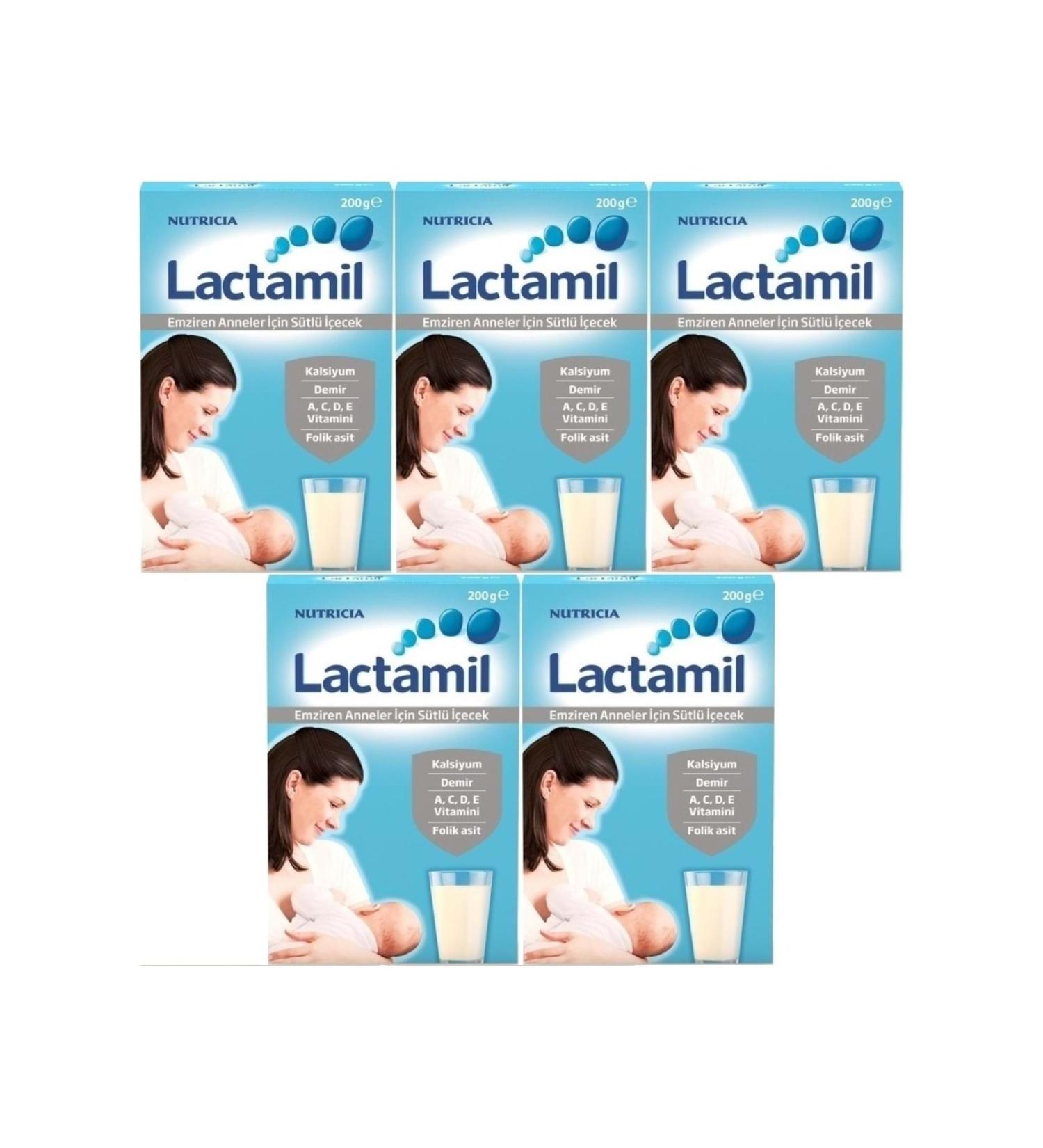 Lactamil Nutricia Lactamil 200GR (Milk Drink for Nursing Mothers) (Set of 5)
