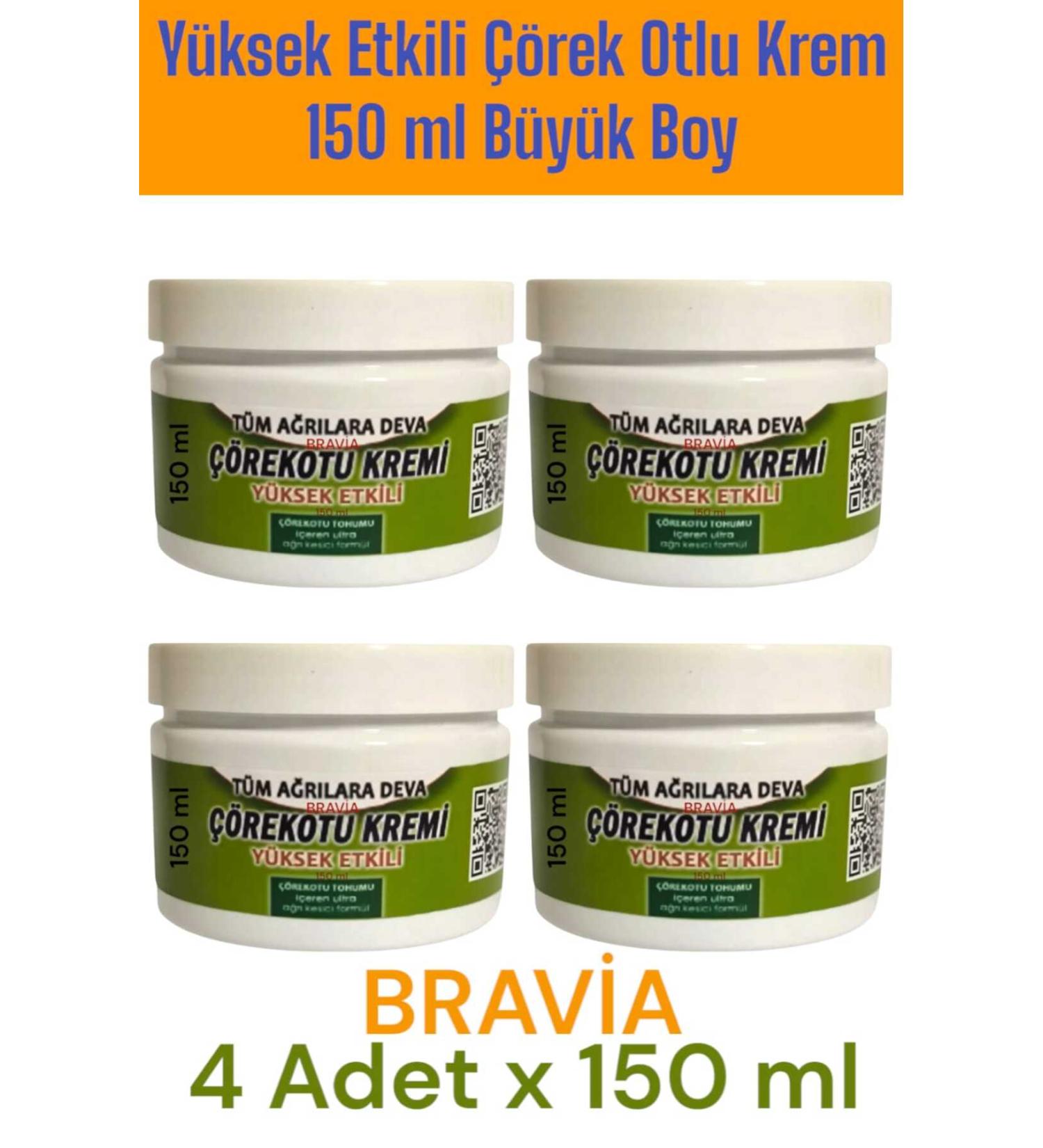 Bravia Mem Black Cumin Cream 150 ml 4 Pieces - High Effective Special Aluminum Cover for Your Pain - Buy Online on GoSupps.com
