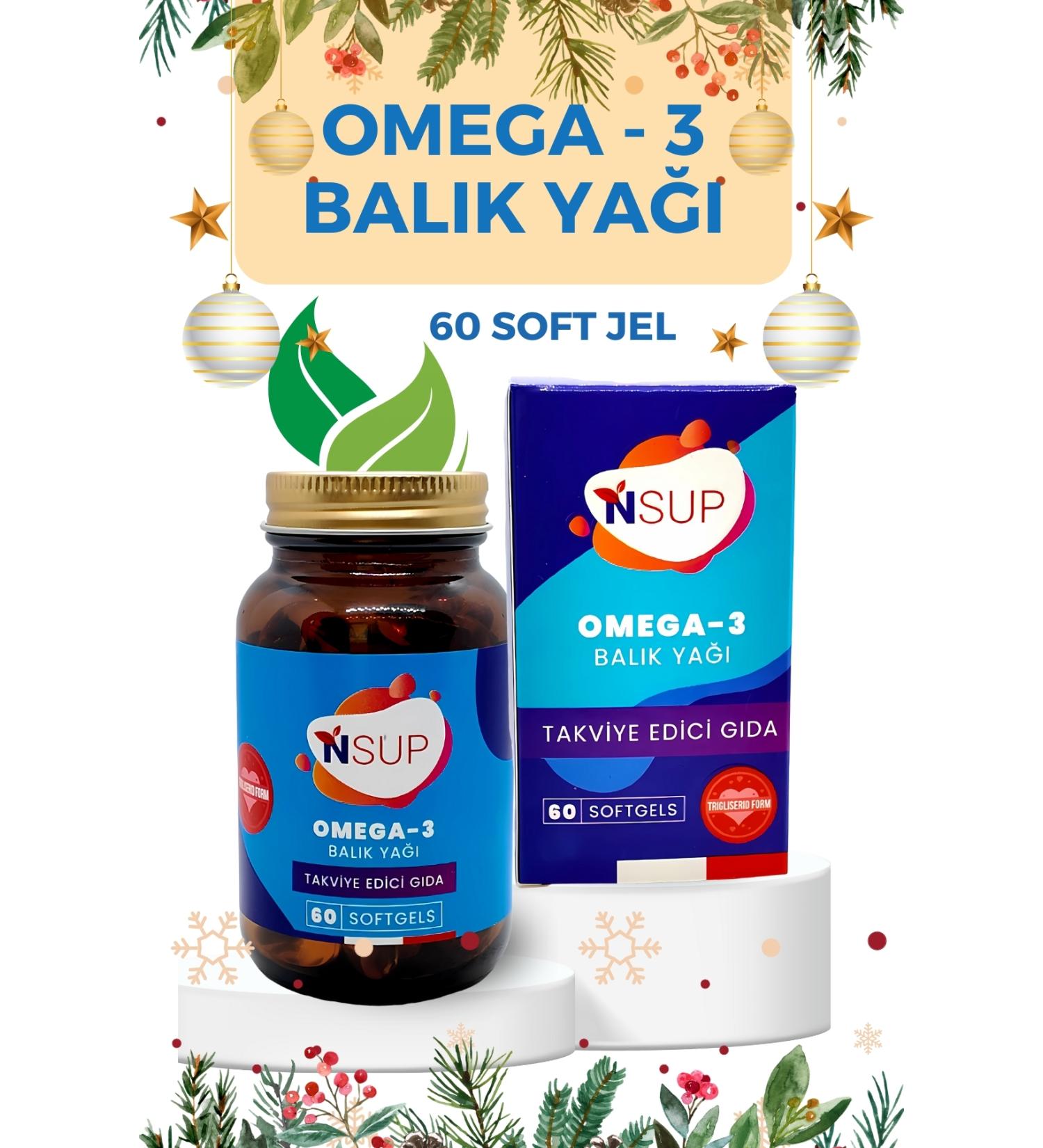 NSUP Omega-3 Fish Oil Omega-3 Support for Daily Energy and Mental Focus - Buy Online on GoSupps.com