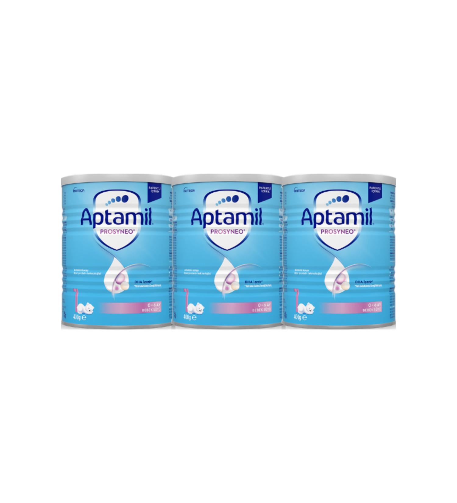 Aptamil APTAMIL PROSYNEO 0-6 MONTHS 1 NUMBER 400 GR 3-PACK NEW PACKAGING