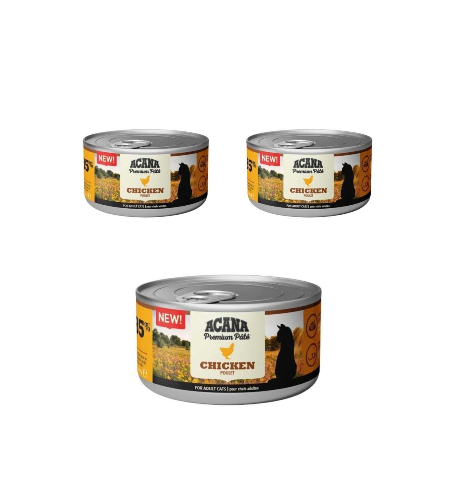 teknotrust Neo Pet Market Premium Pate (paste) Chicken Meat Cat Canned Food 85 Gr X 3 Pieces