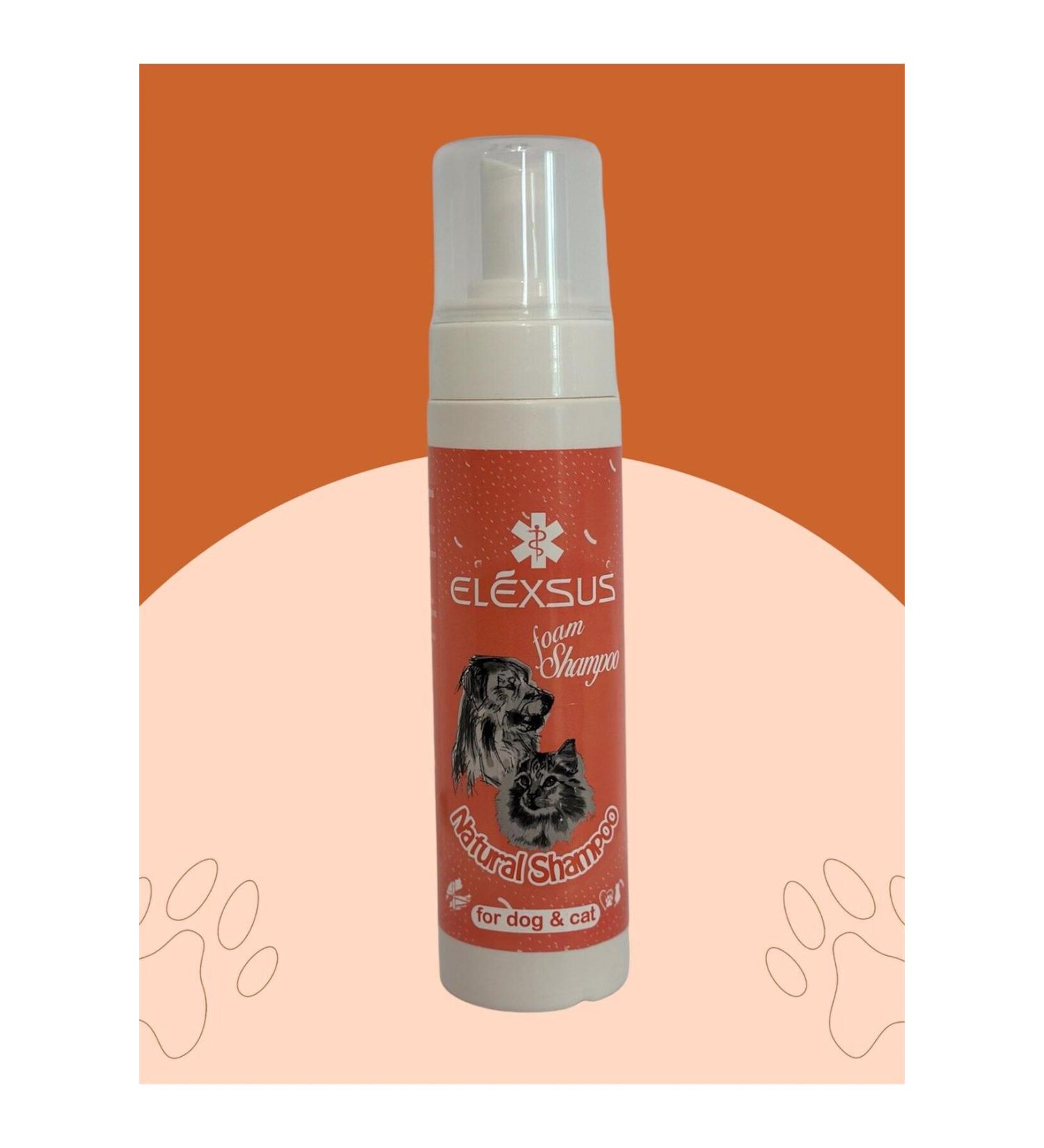 teknotrust Natural Cat and Dog Dry Foam Shampoo 200ml