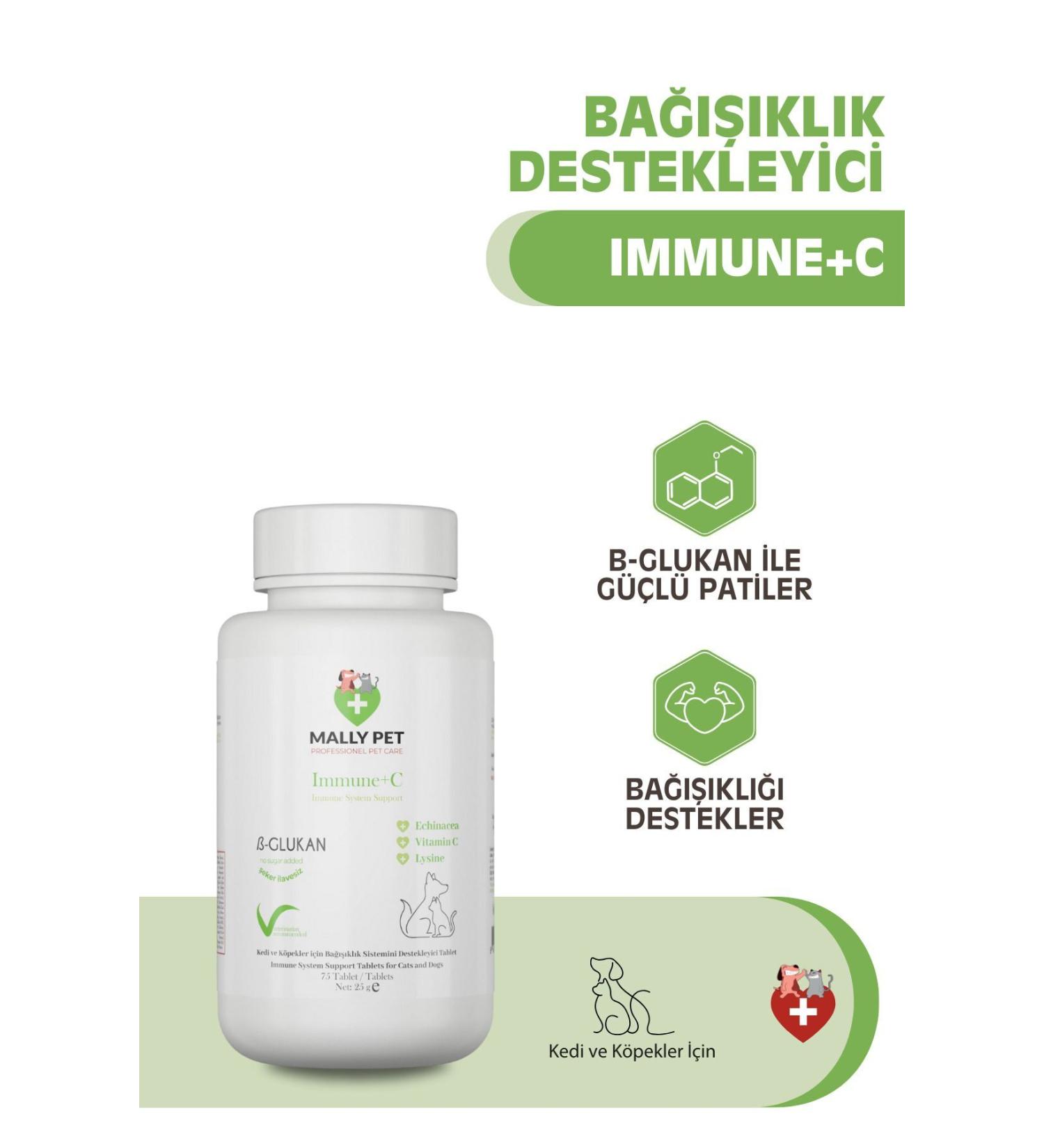 teknotrust Immune System Booster for Cats and Dogs Immune C 75 Tablets