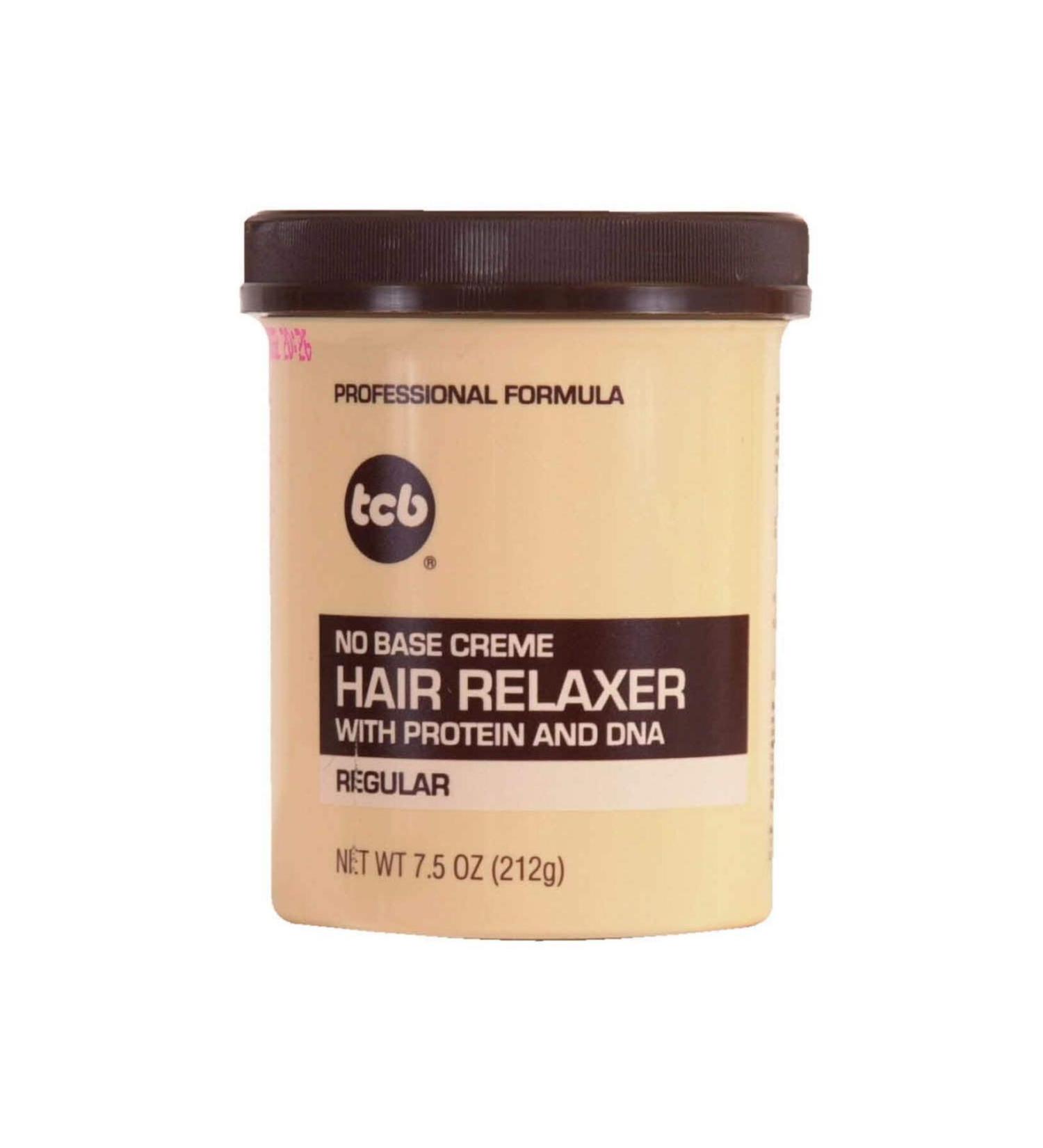 TCB No Base Creme Hair Relaxer Regular Conditioner 212 gr