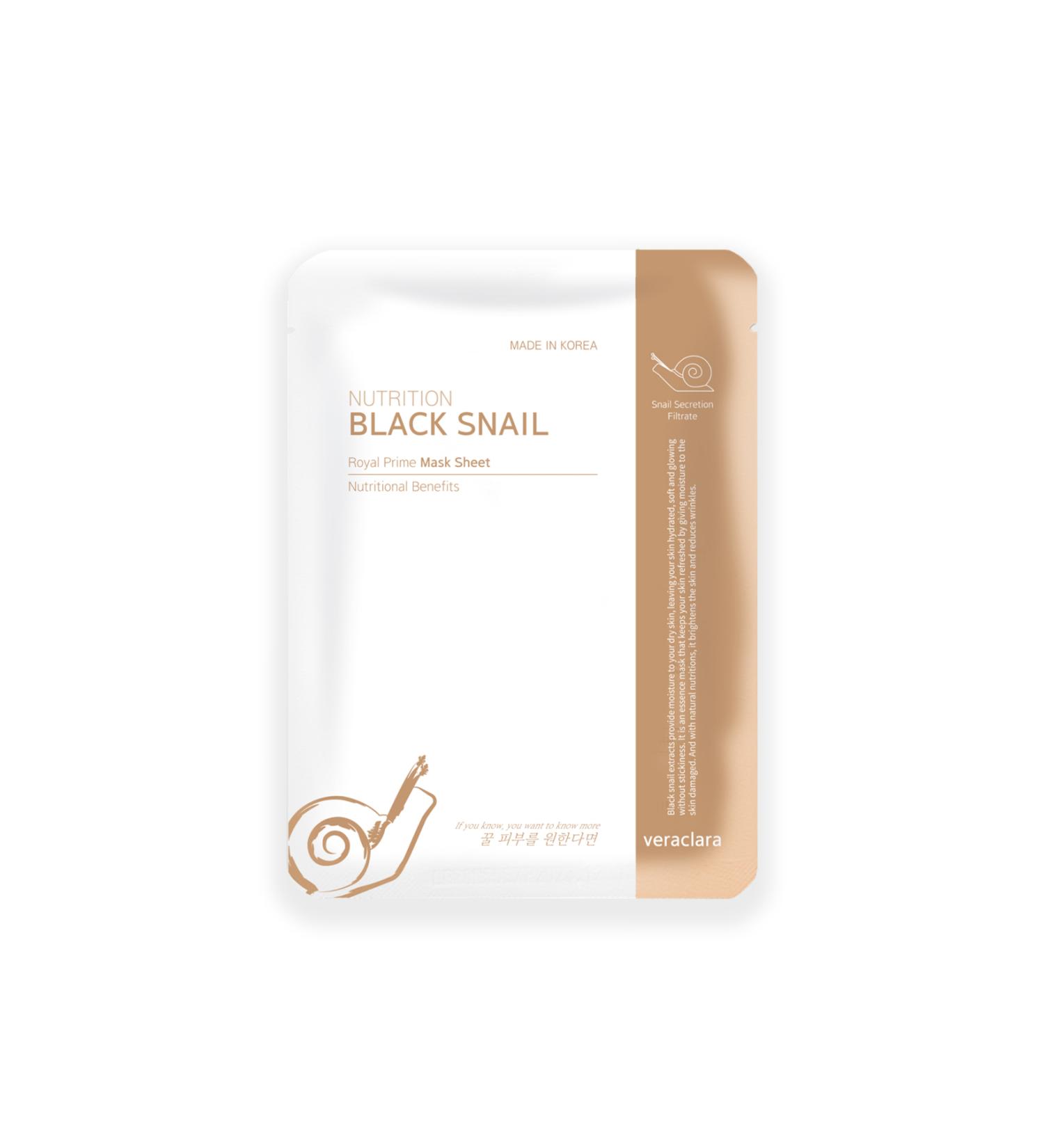 VERACLARA Anti-Aging and Anti-Wrinkle Black Snail Luxury Mask