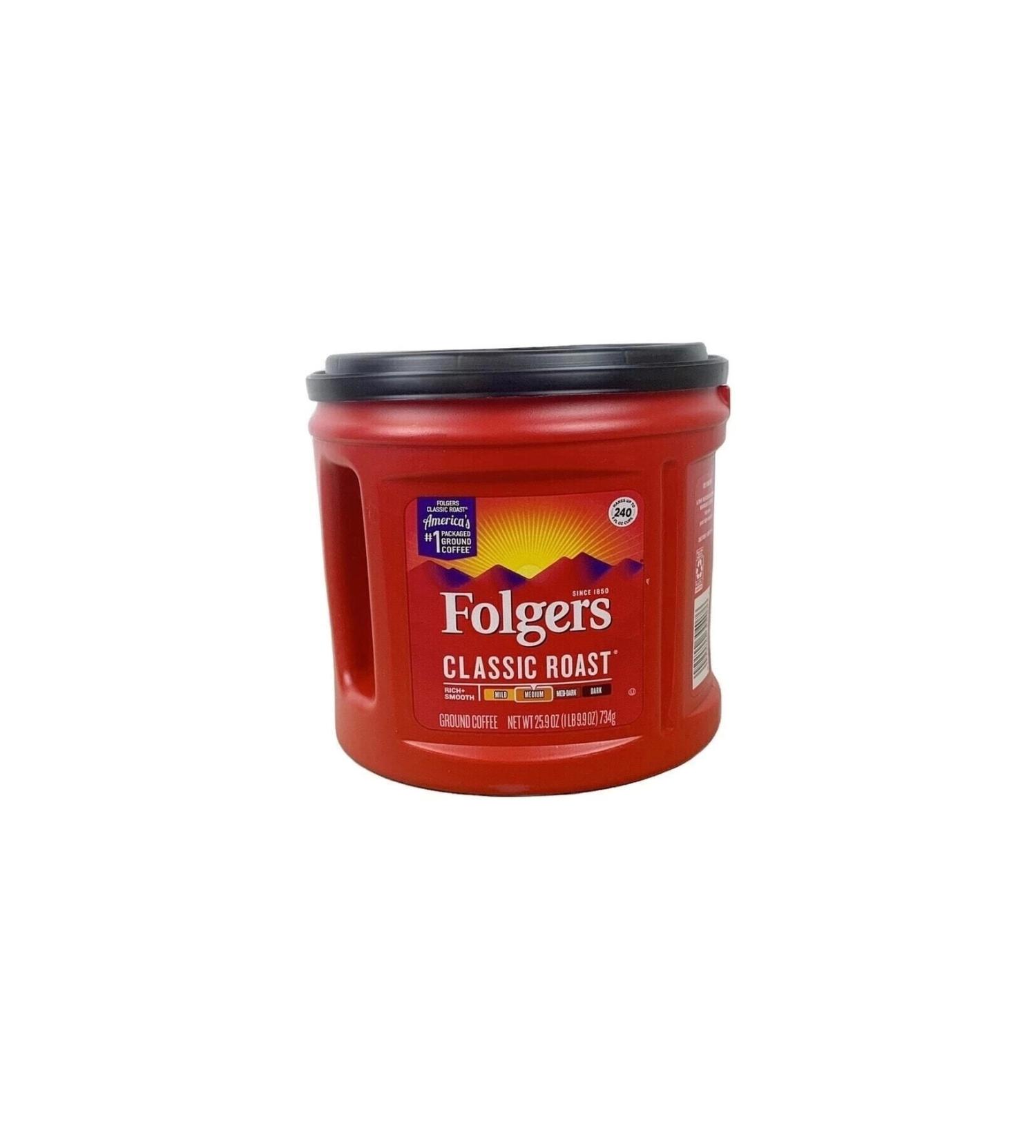 Folgers Classic Roast Medium Filter Coffee 734 Gr.