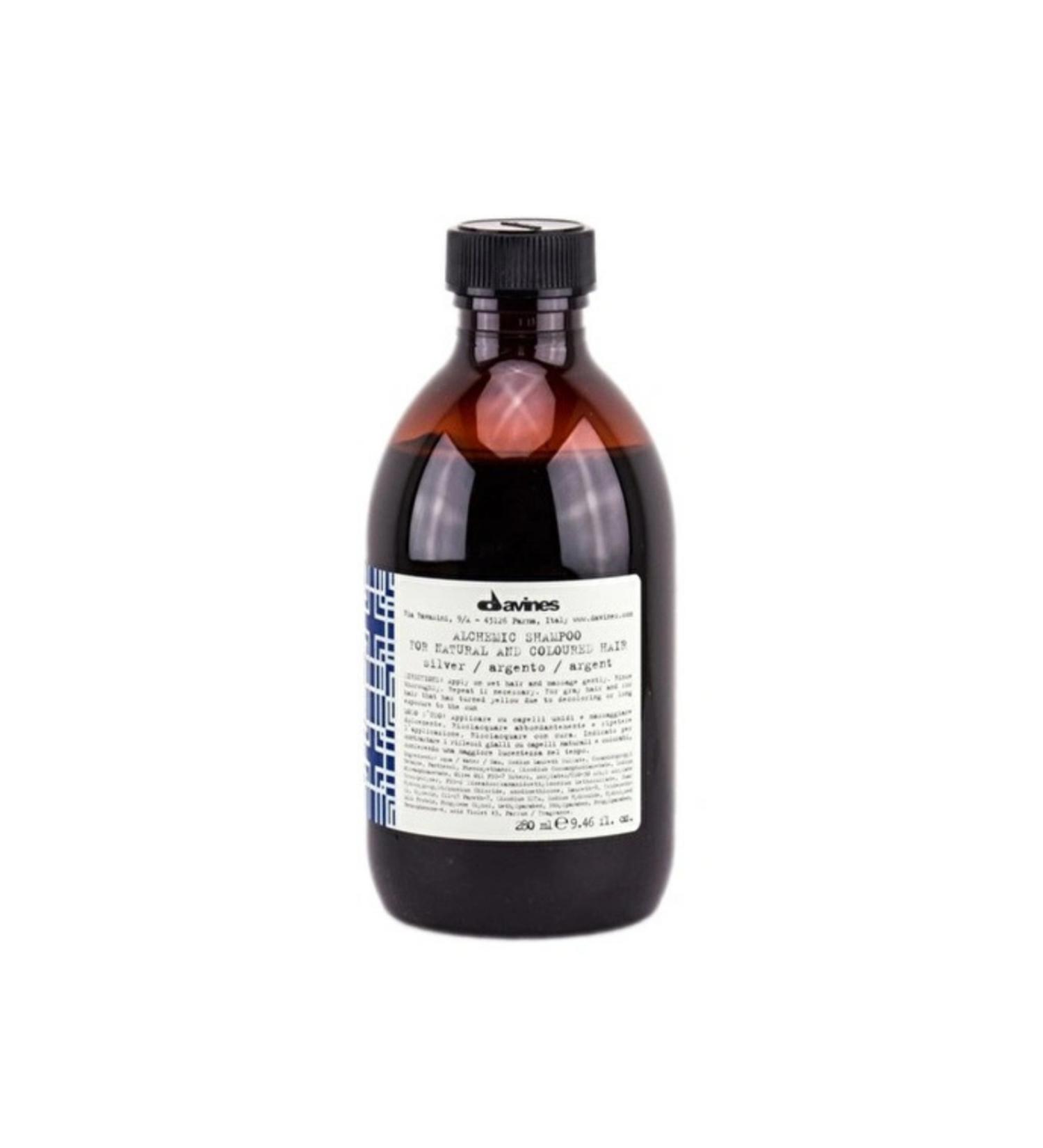 Davines Economic Triple Davines Alchemic Silver Silver Shampoo 280ml - 0 Original 0 Natural