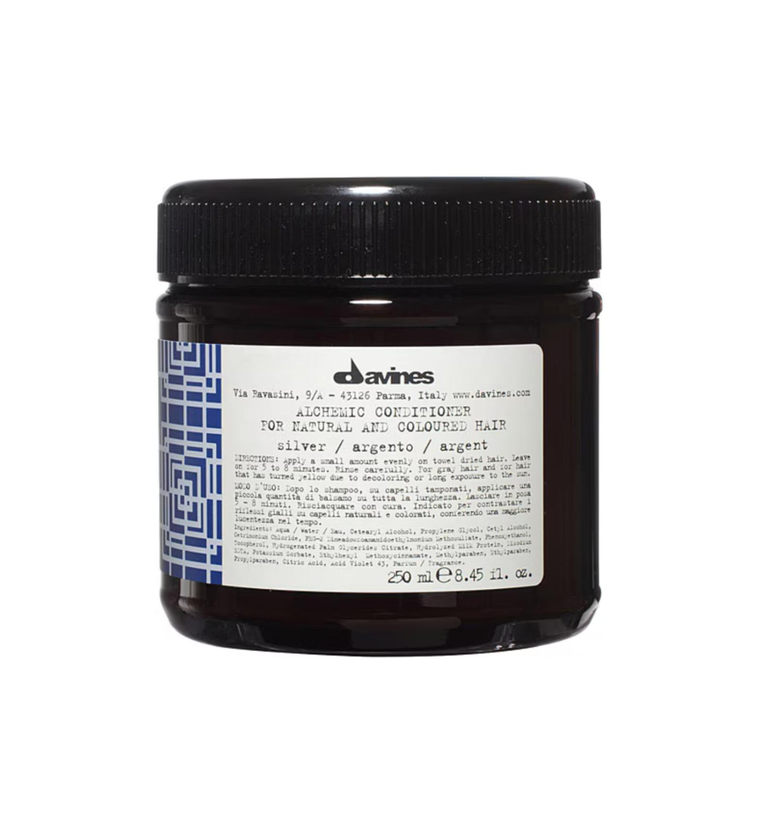 Davines Economic Duo Davines Alchemic Silver Silver Conditioner 250ml - 0 Original 0 Natural
