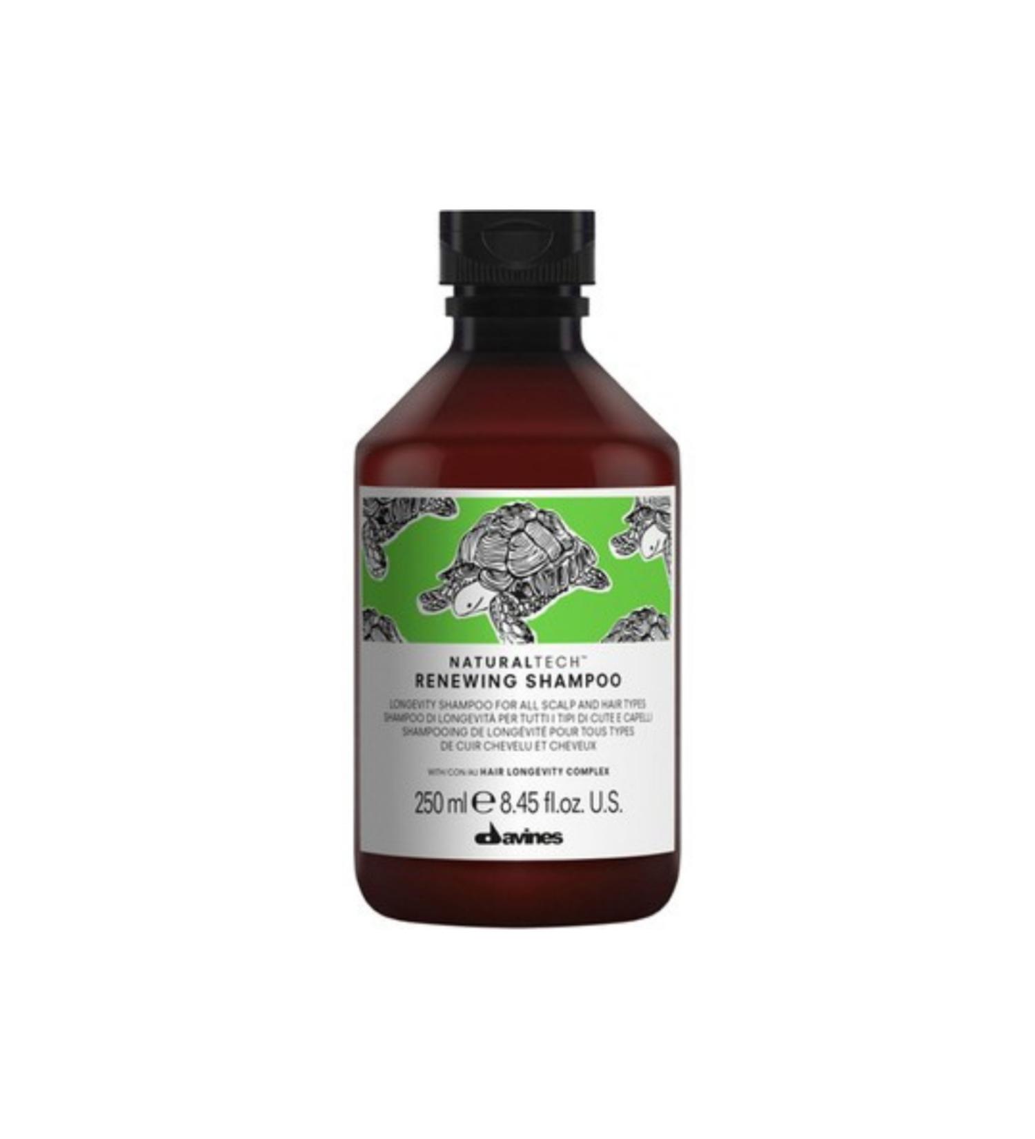 Davines Economic Triple Naturaltech Renewing Shampoo for All Hair Types 250ml - 0 Original 0 D