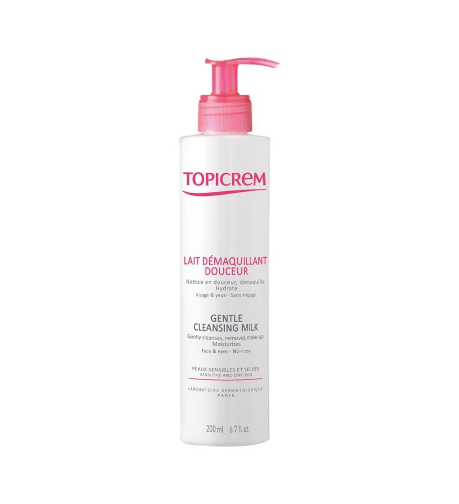 Topicrem Gentle Cleansing Milk 200 ml