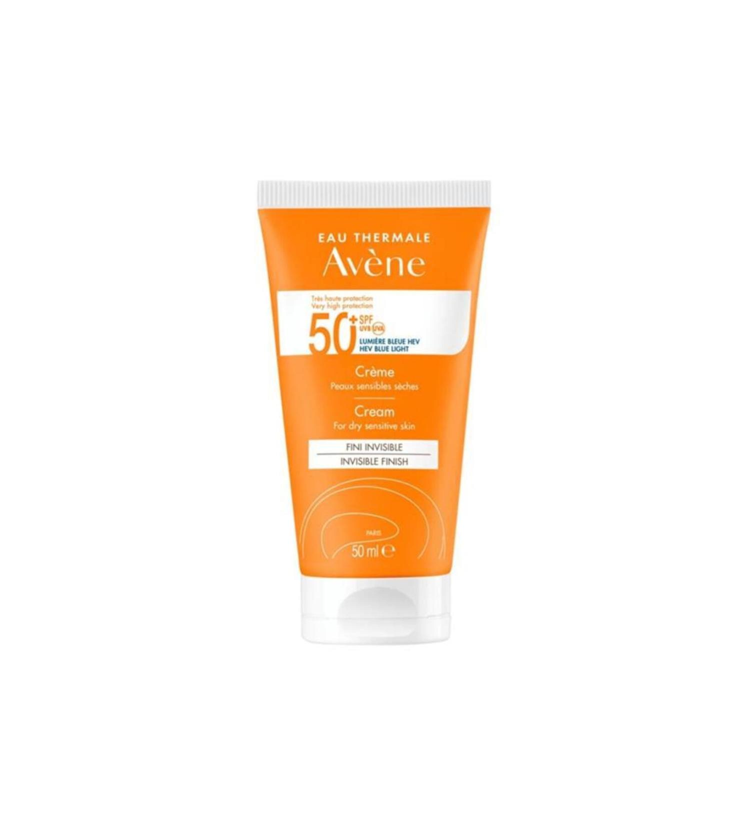 Avene Cream Spf50+ High Protection Sun Cream for Dry Skin 50 ml