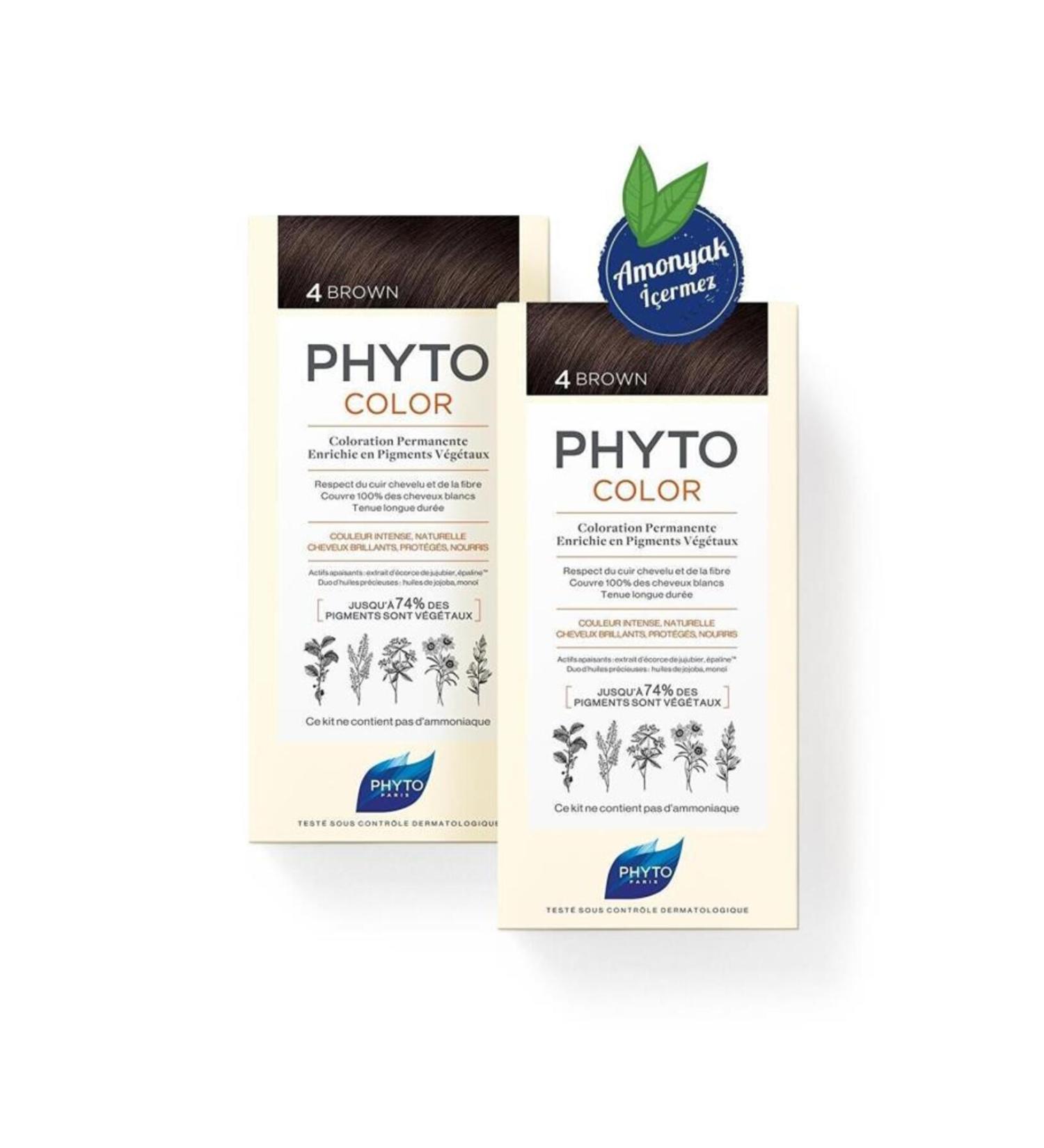 Phyto Color 4 - Chestnut Double Coffret Package