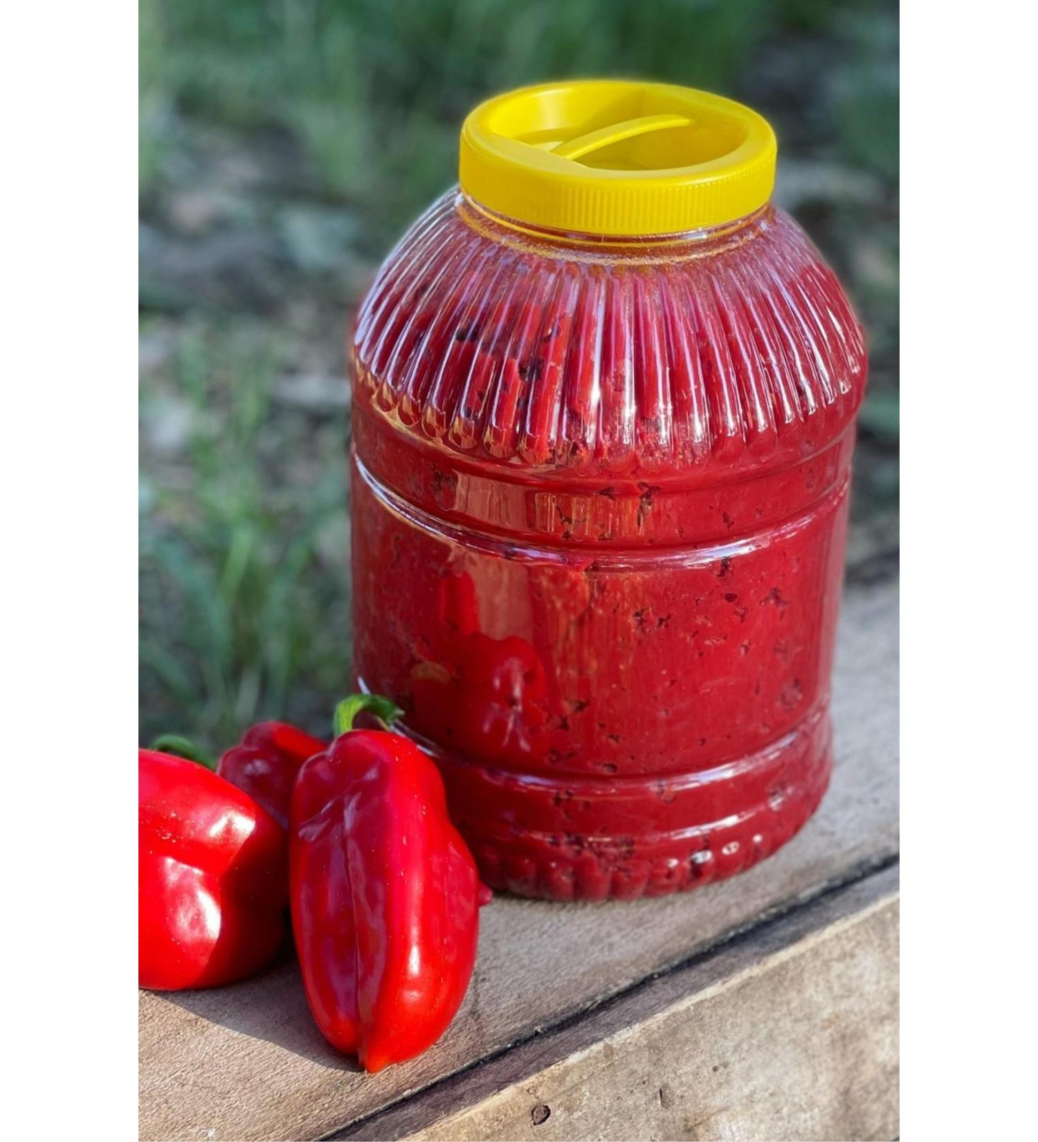 Haslider Spice Hatay Hot Pepper Paste 5 Kg Can