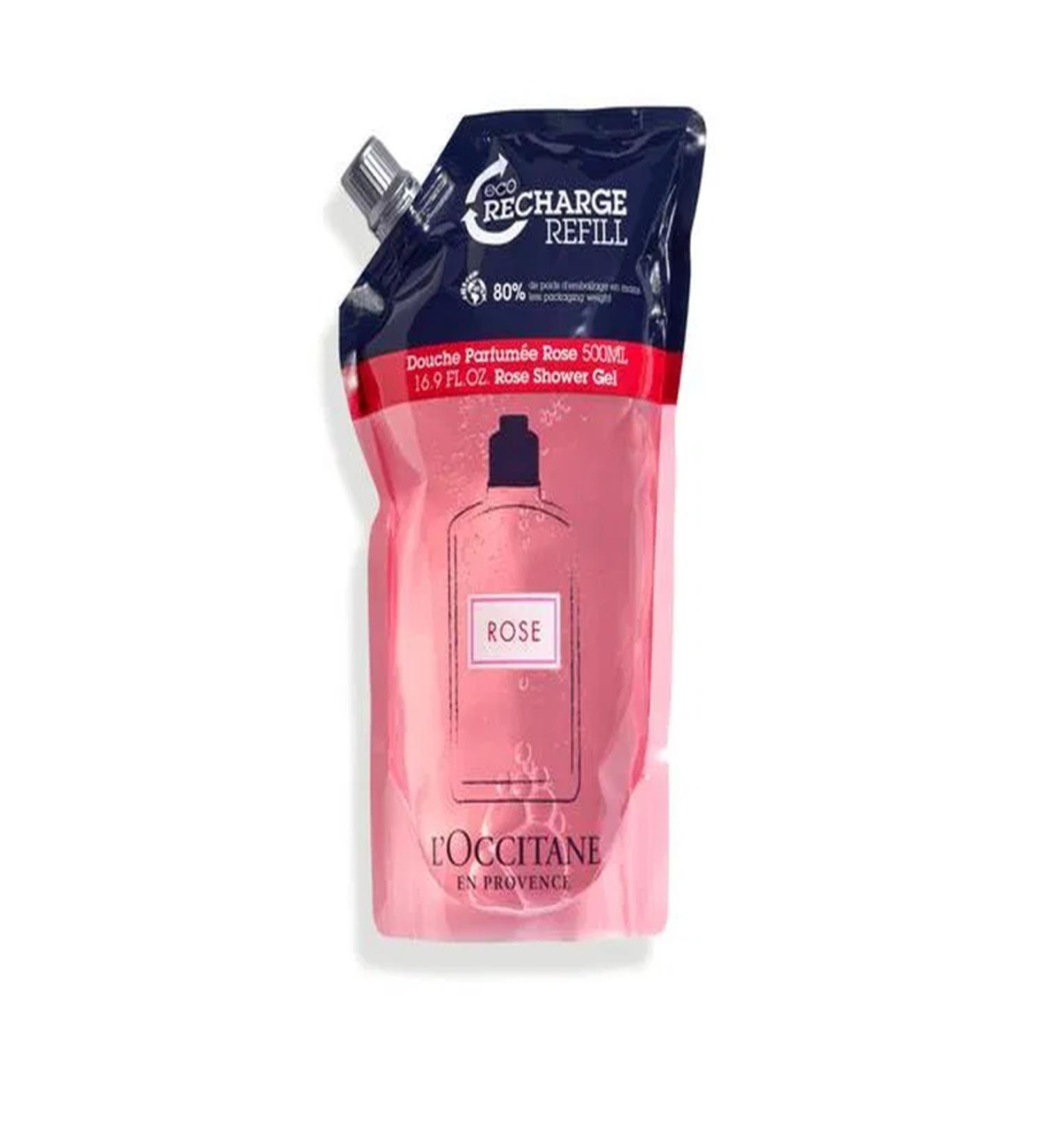 L'Occitane Loccitane Rose Shower Gel Ecological & Economic Refill 500ml