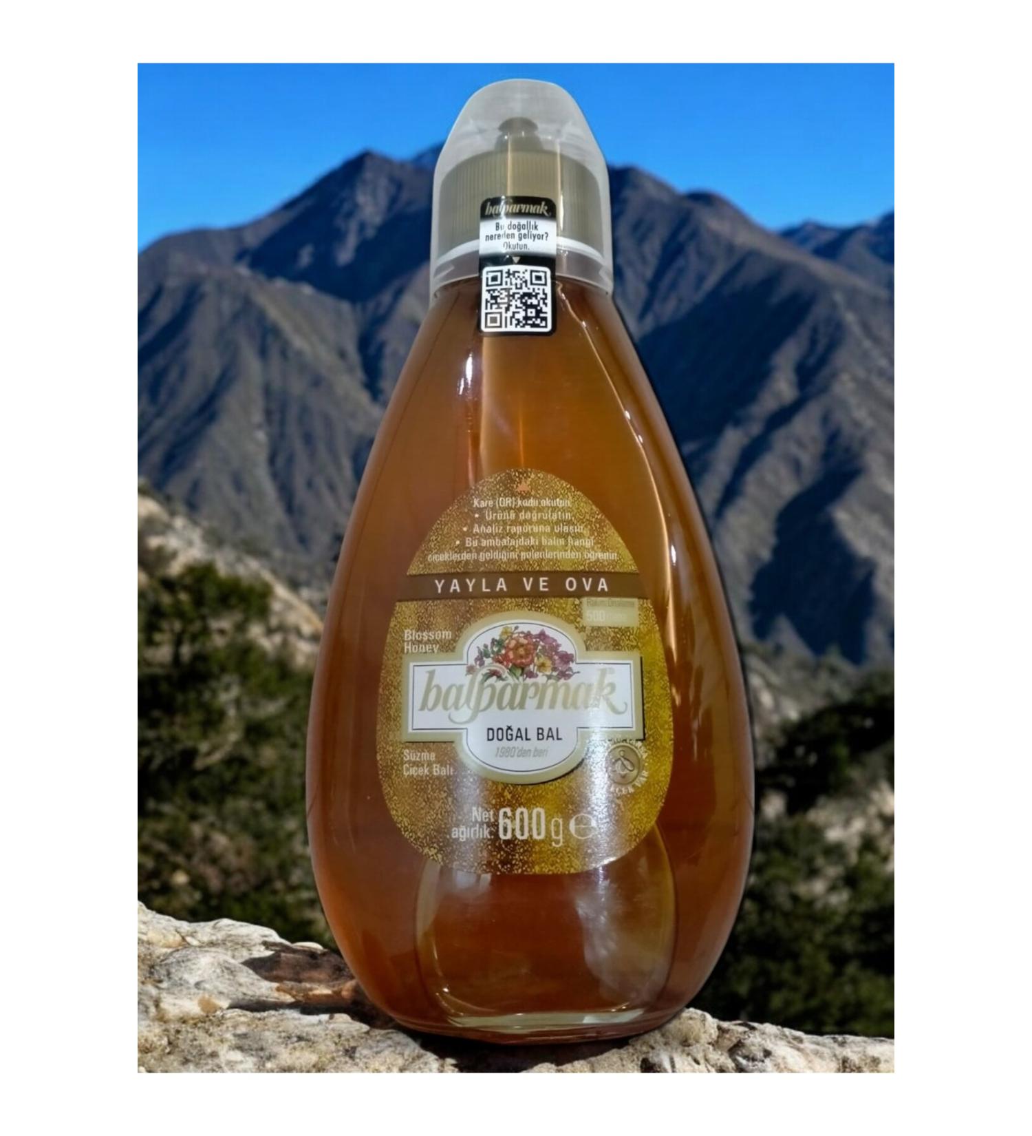 Balparmak Pure Flower Honey (Plateau and Plain) Natural Honey 600 GRAM