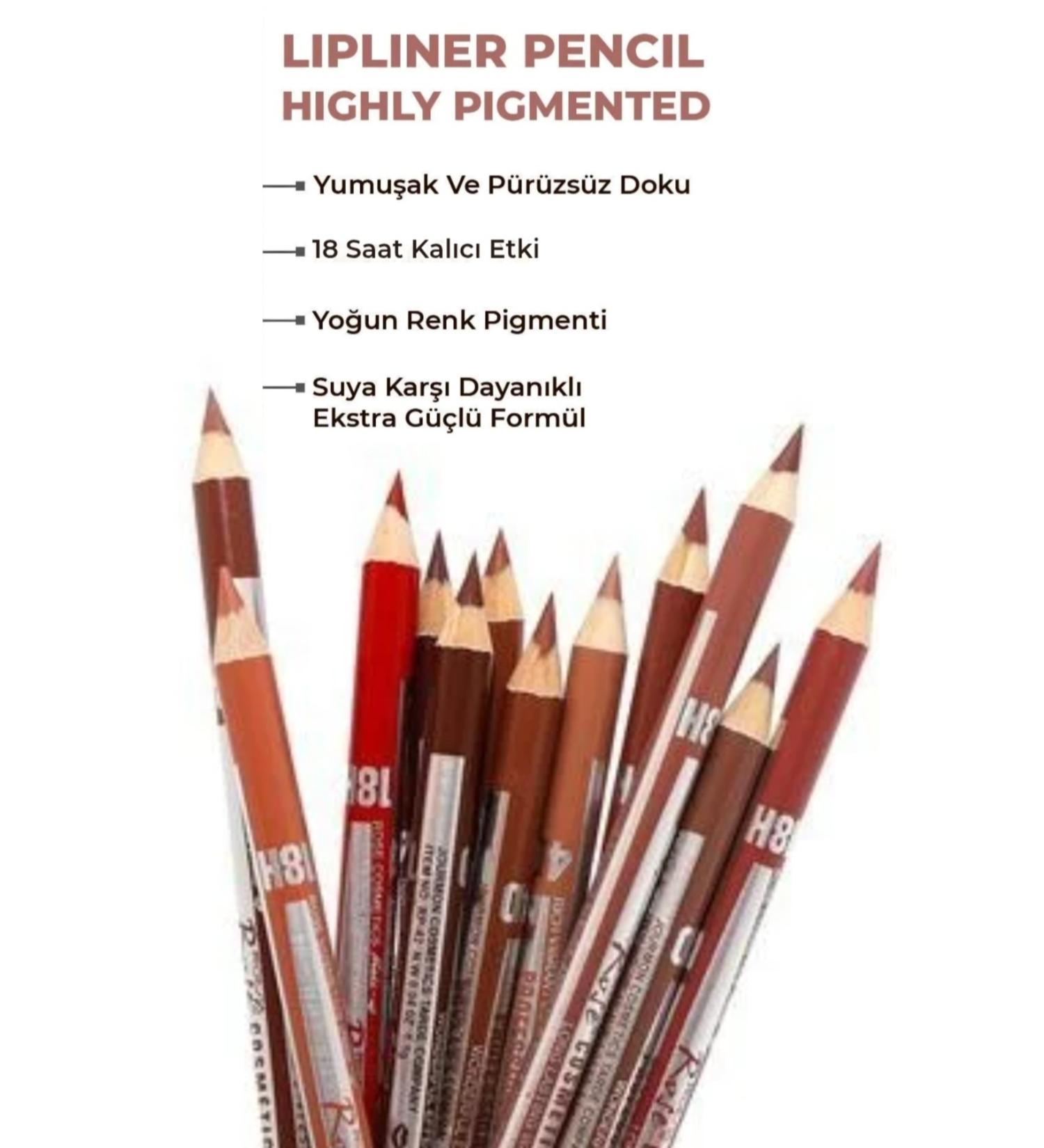 Sibelon 12-Piece Professional Set Waterproof Oil Lip Pencil Set