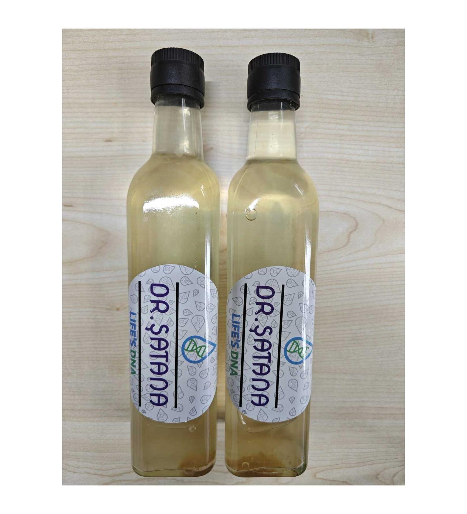 DR AZ Z ATANA 0 Natural Apple Cider Vinegar 2x500ml Glass Bottle