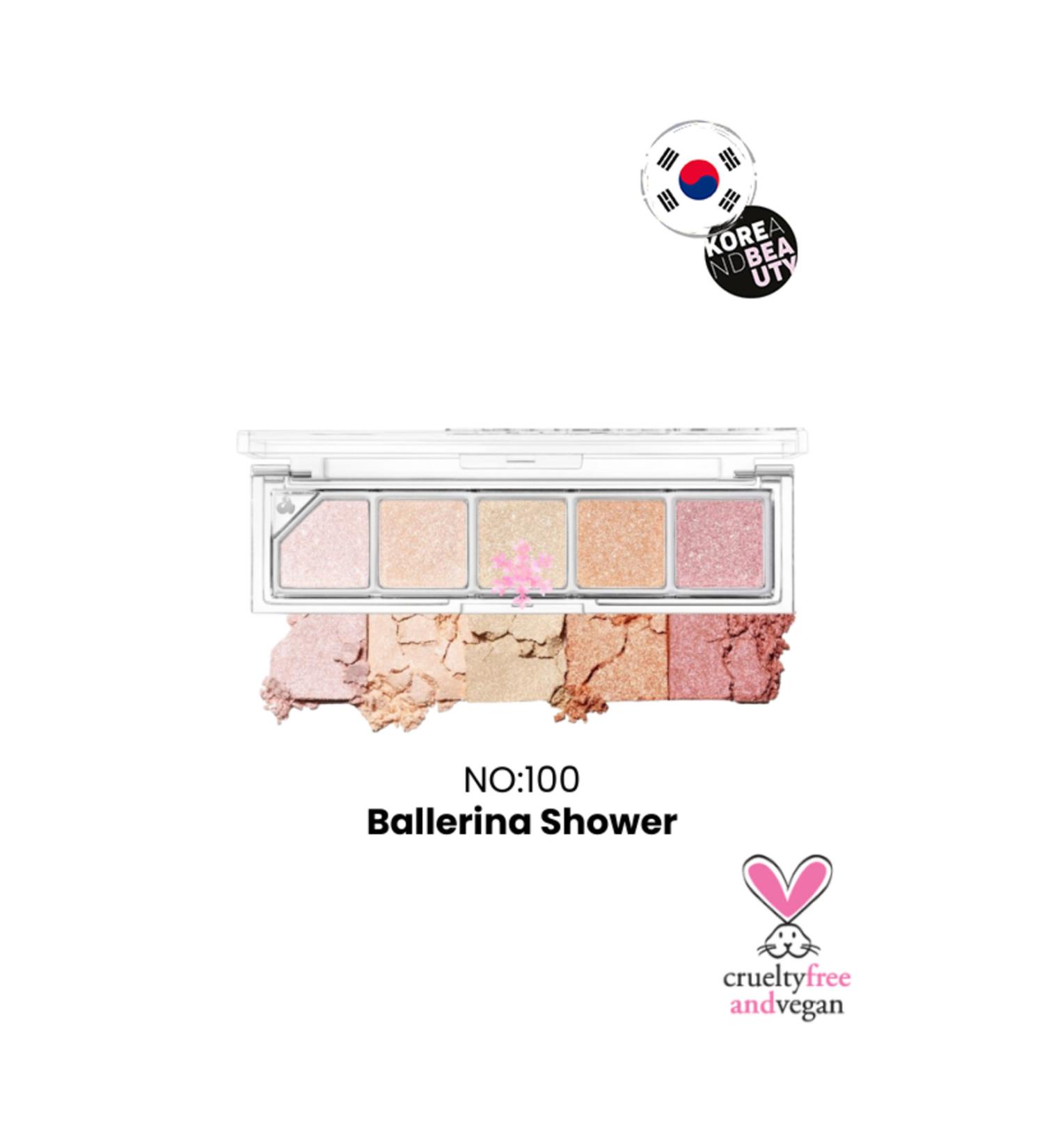 UNLEASHIA Mood Shower Face Palette Brightening Face Palette