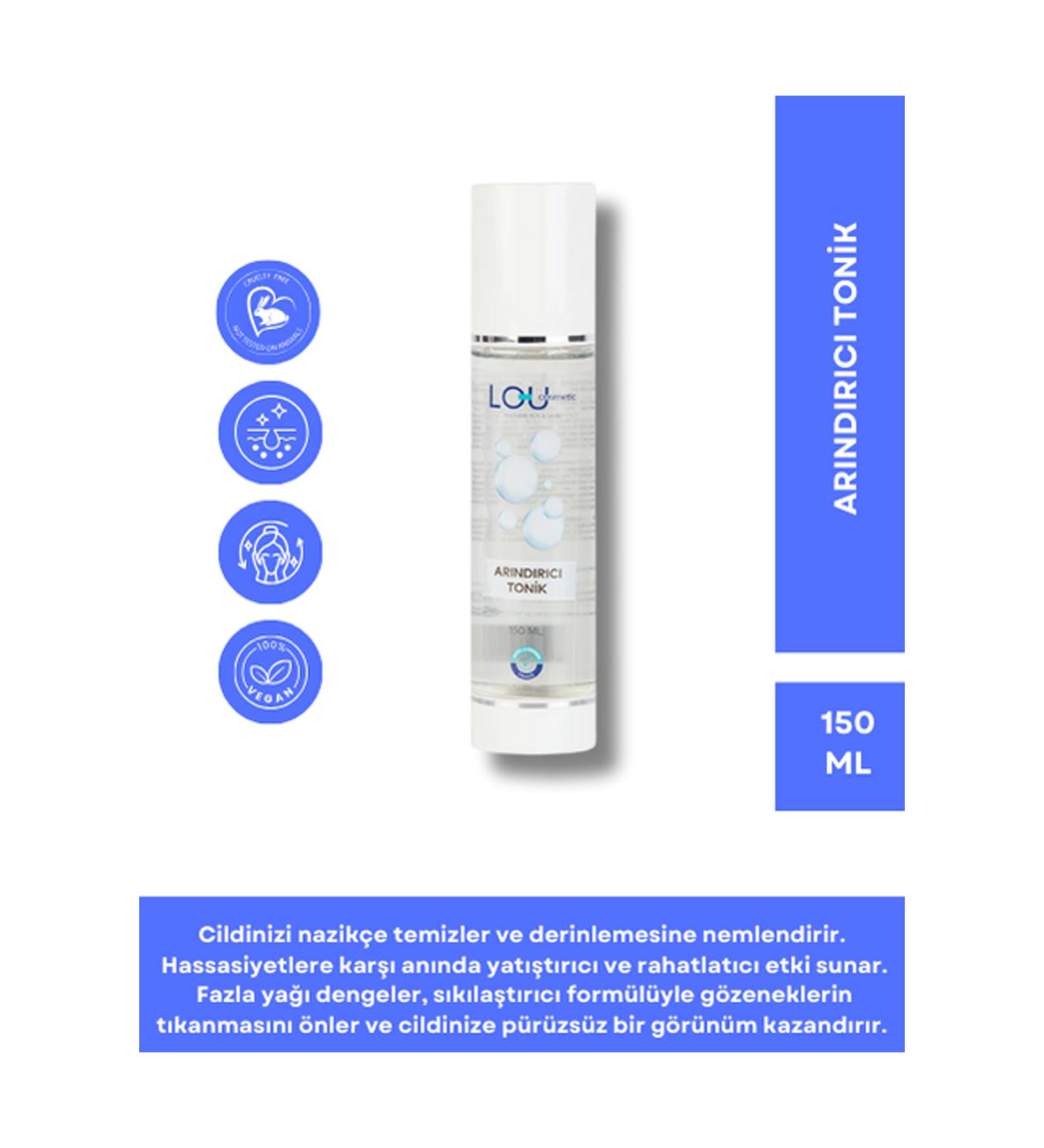 Lou Cosmetics Moisturizing and Refreshing Facial Cleansing Toner - Buy Online on GoSupps.com
