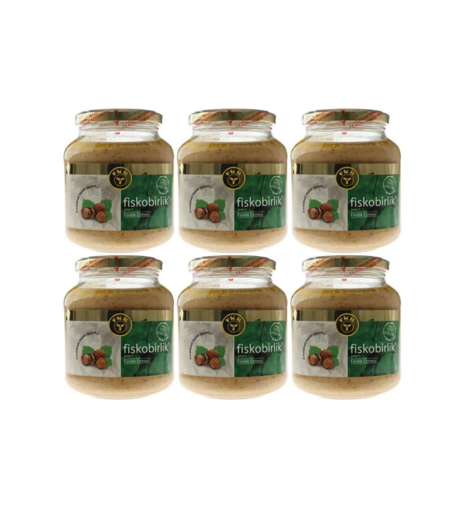 Fiskobirlik Hazelnut Paste 300 gr 6 Pieces - Buy Online on GoSupps.com