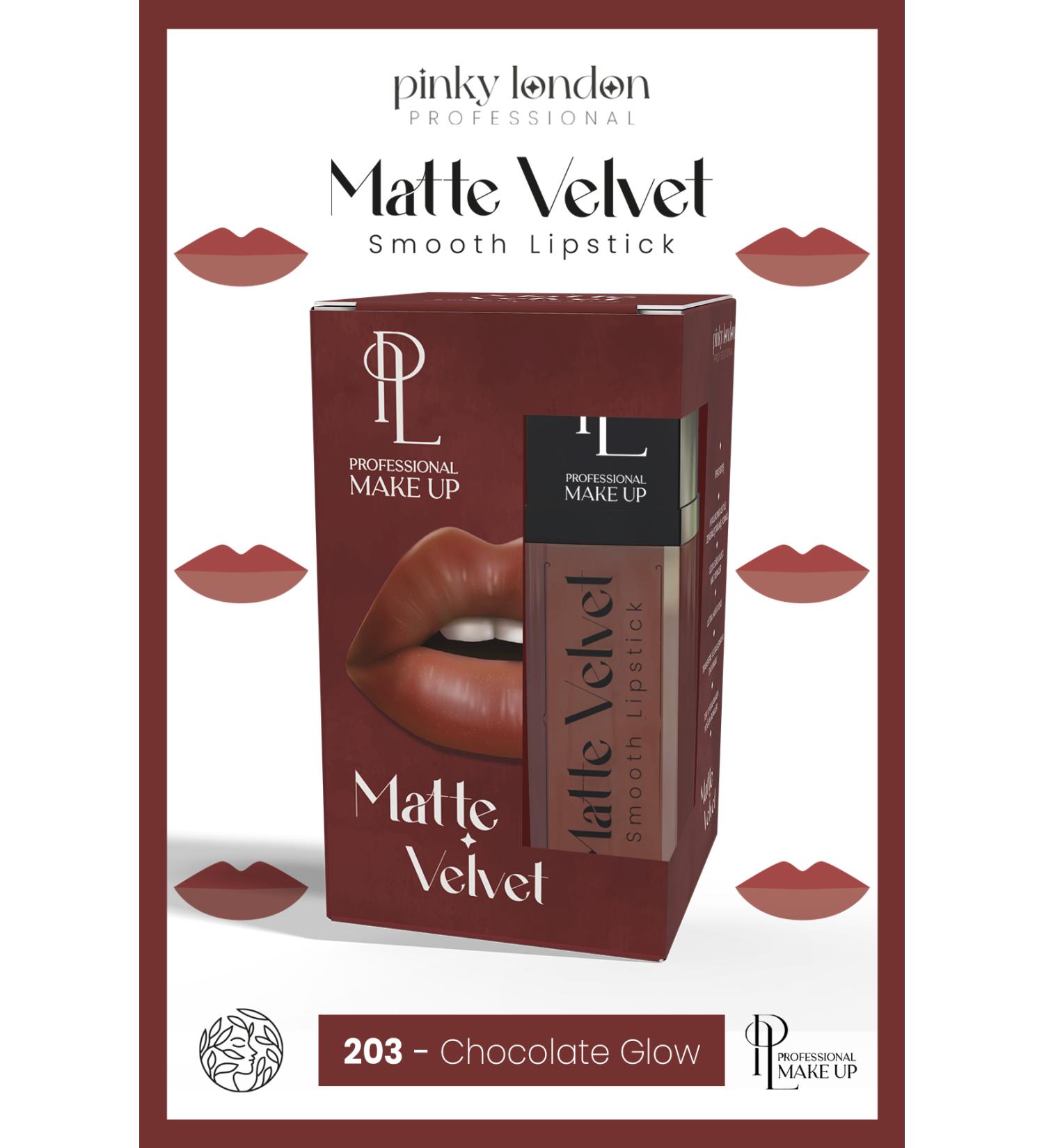 Pinky London Matte Velvet Lipstick - 203 - Buy Online on GoSupps.com