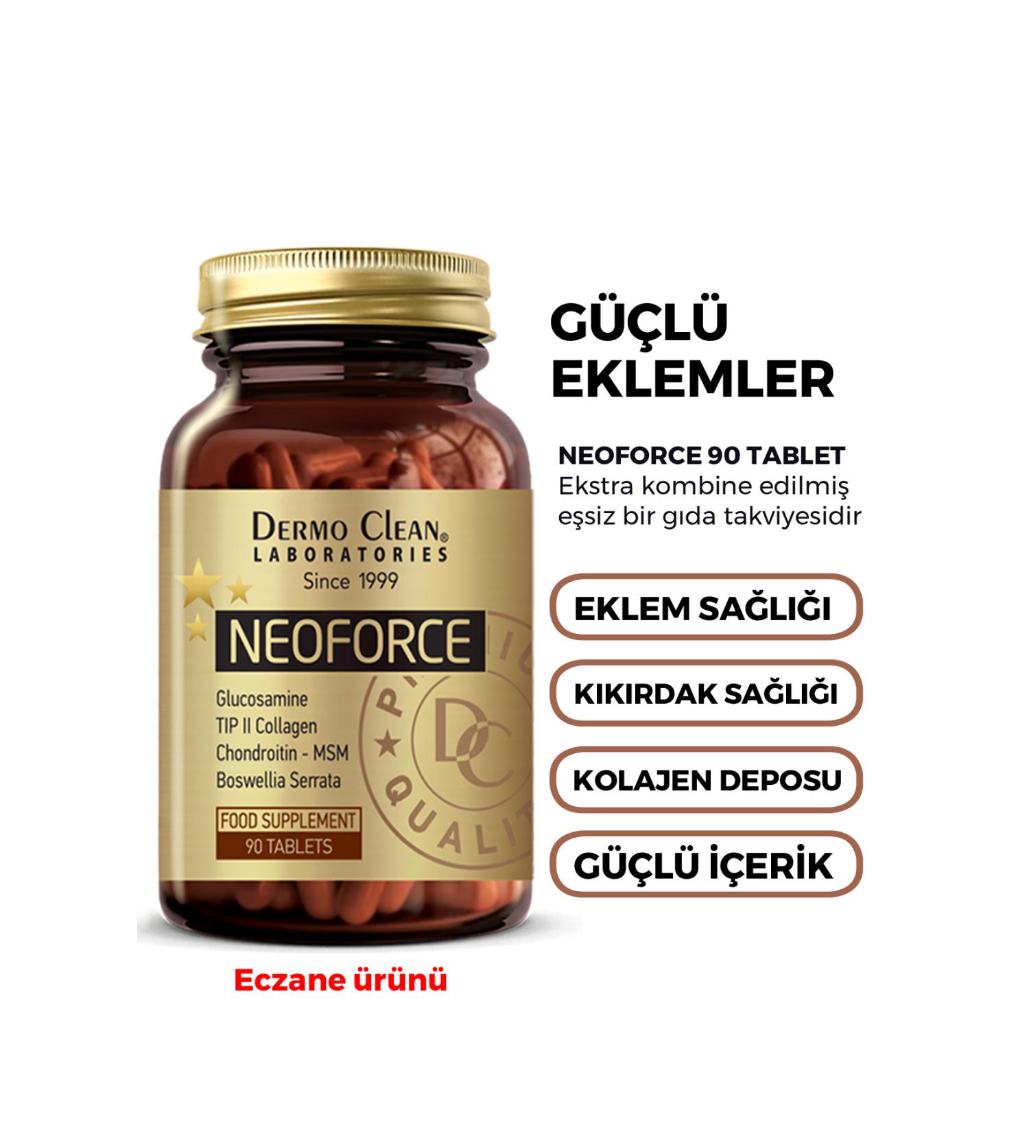 NeoForce Glucosamine Chondroitin Msm Type 2 Collagen Hyaluronic Acid 90 Tablets - Buy Online on GoSupps.com