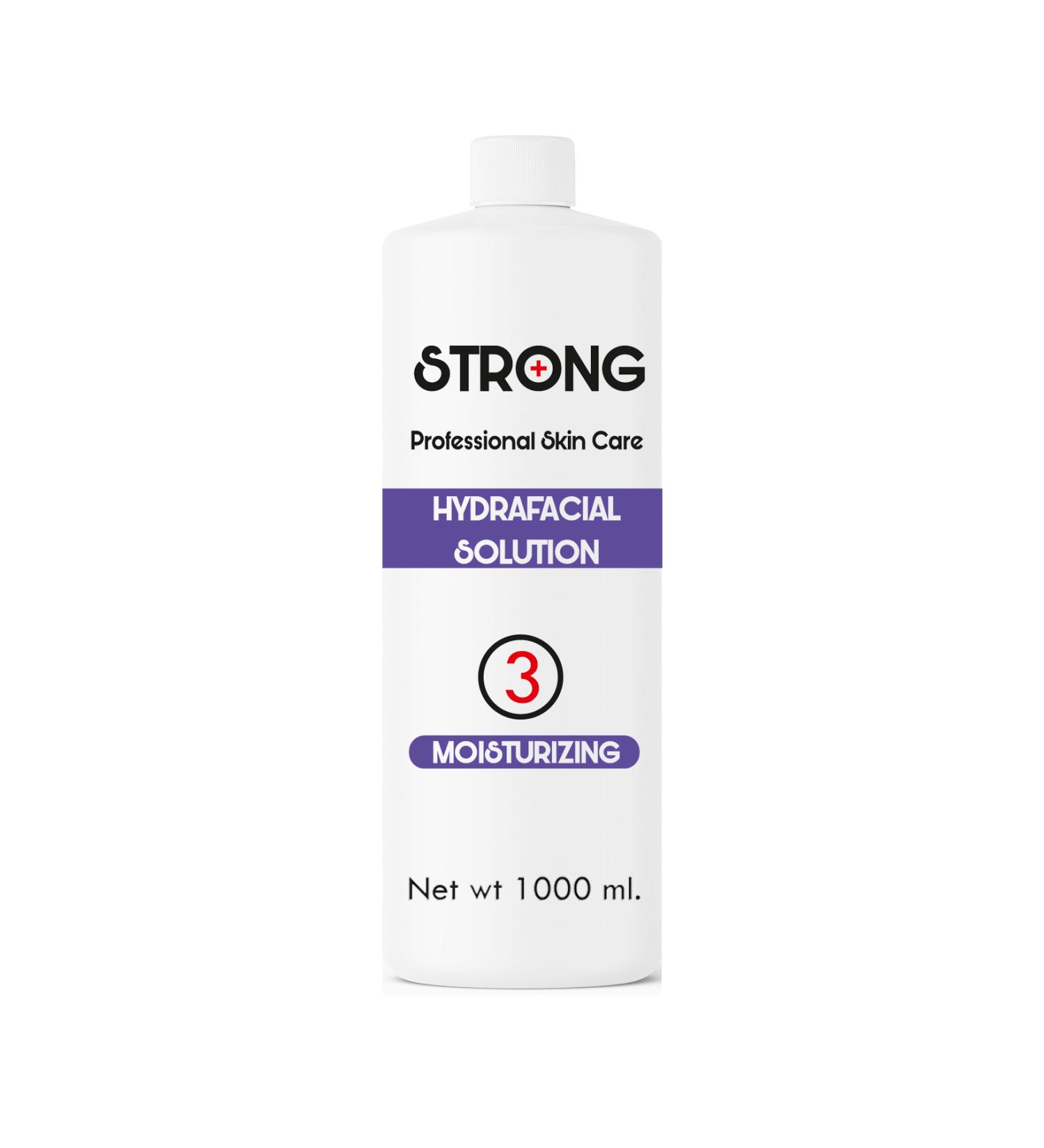 Strong Hydrafacial Solution MOISTURIZING Number 3 1000 ml.