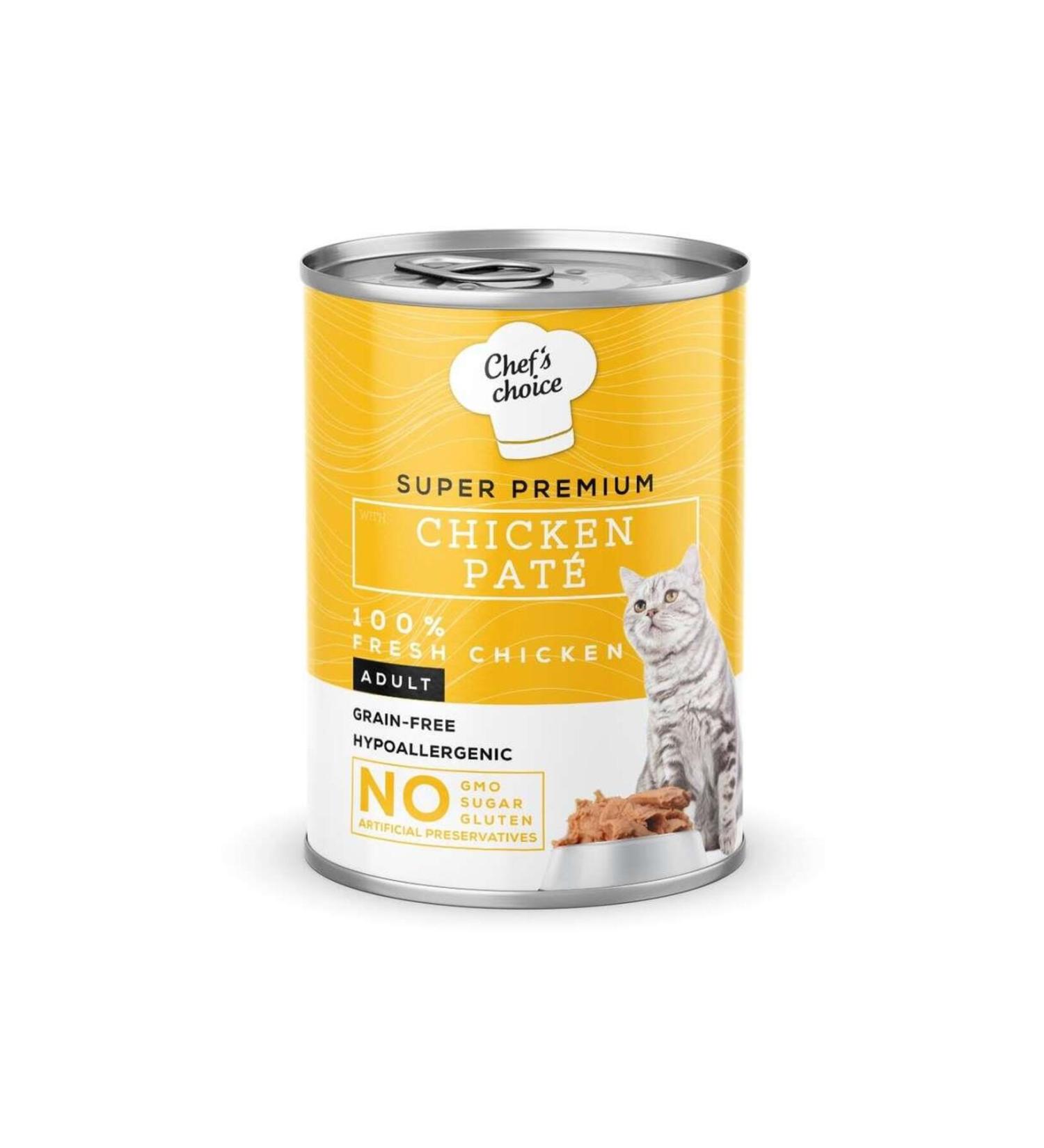 Chefs Choice Chicken Grain-Free Cat Food 400 Gr