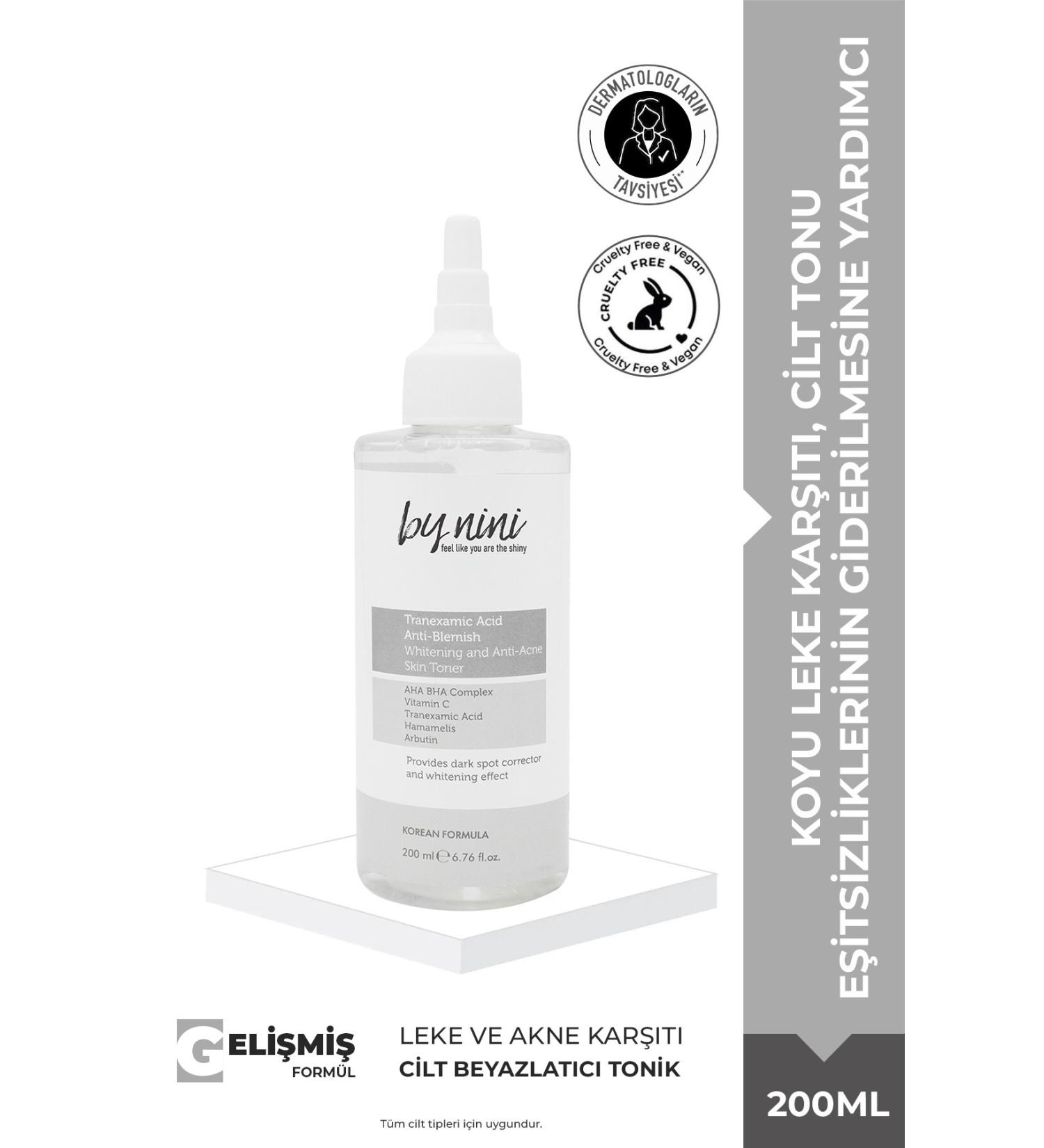 By Nini Anti-Blemish Anti-Acne and Anti-Dark Spot Tonic 200 ml - Buy Online on GoSupps.com