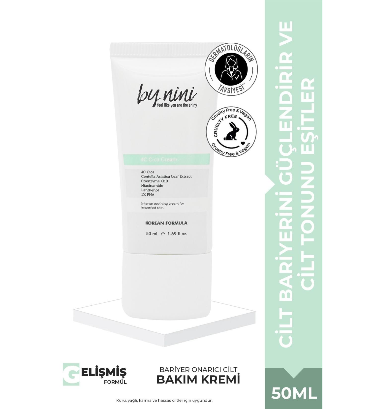 By Nini Esfolio Sensitive Skin Care Cream Containing 4 Types of Madeca Complex 50 ml - Buy Online on GoSupps.com