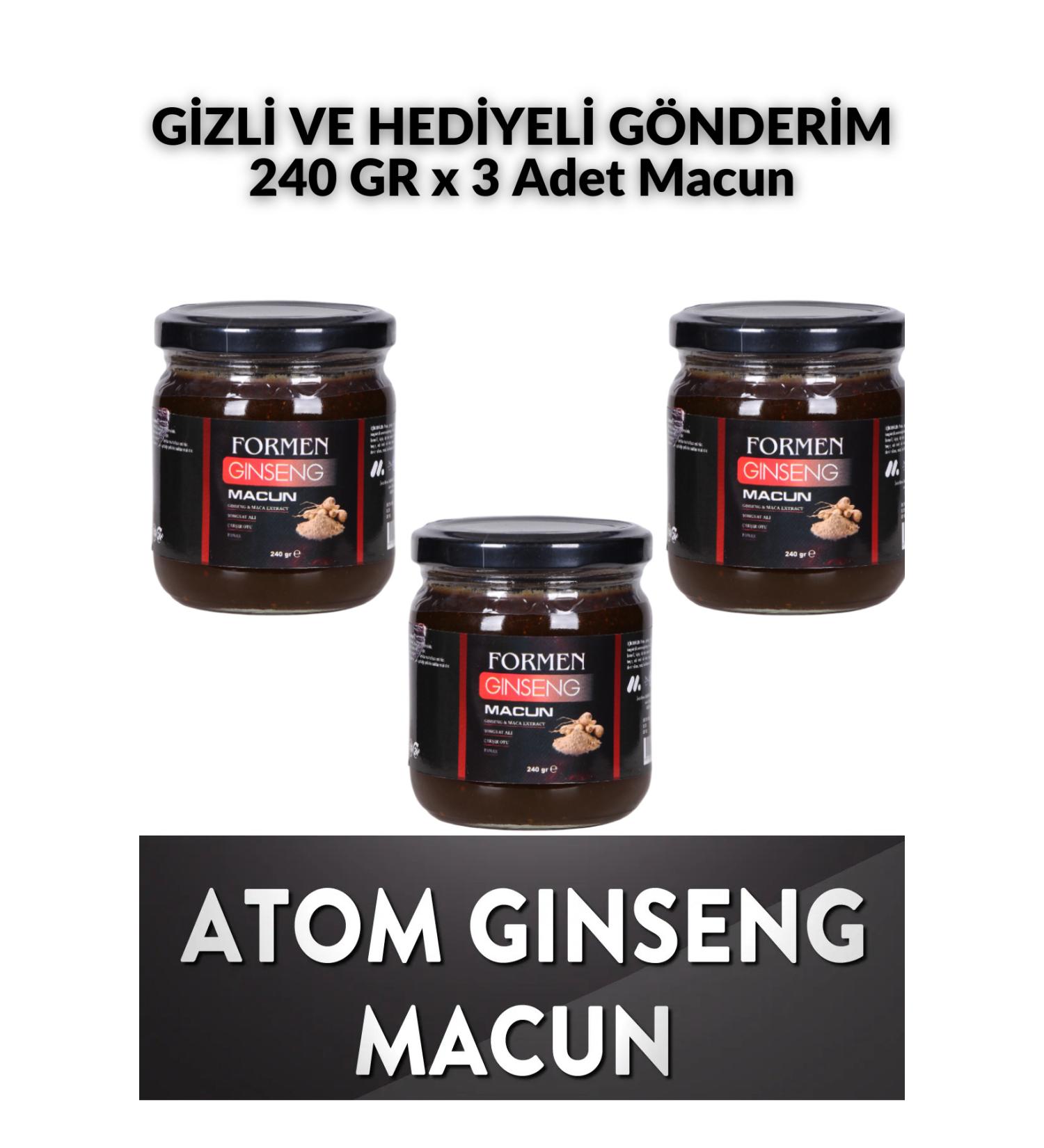 GENERAL Life Formen Ginseng Chakra Herb Panax Maca Extract Sexual Power 240 GR x 3 Pieces