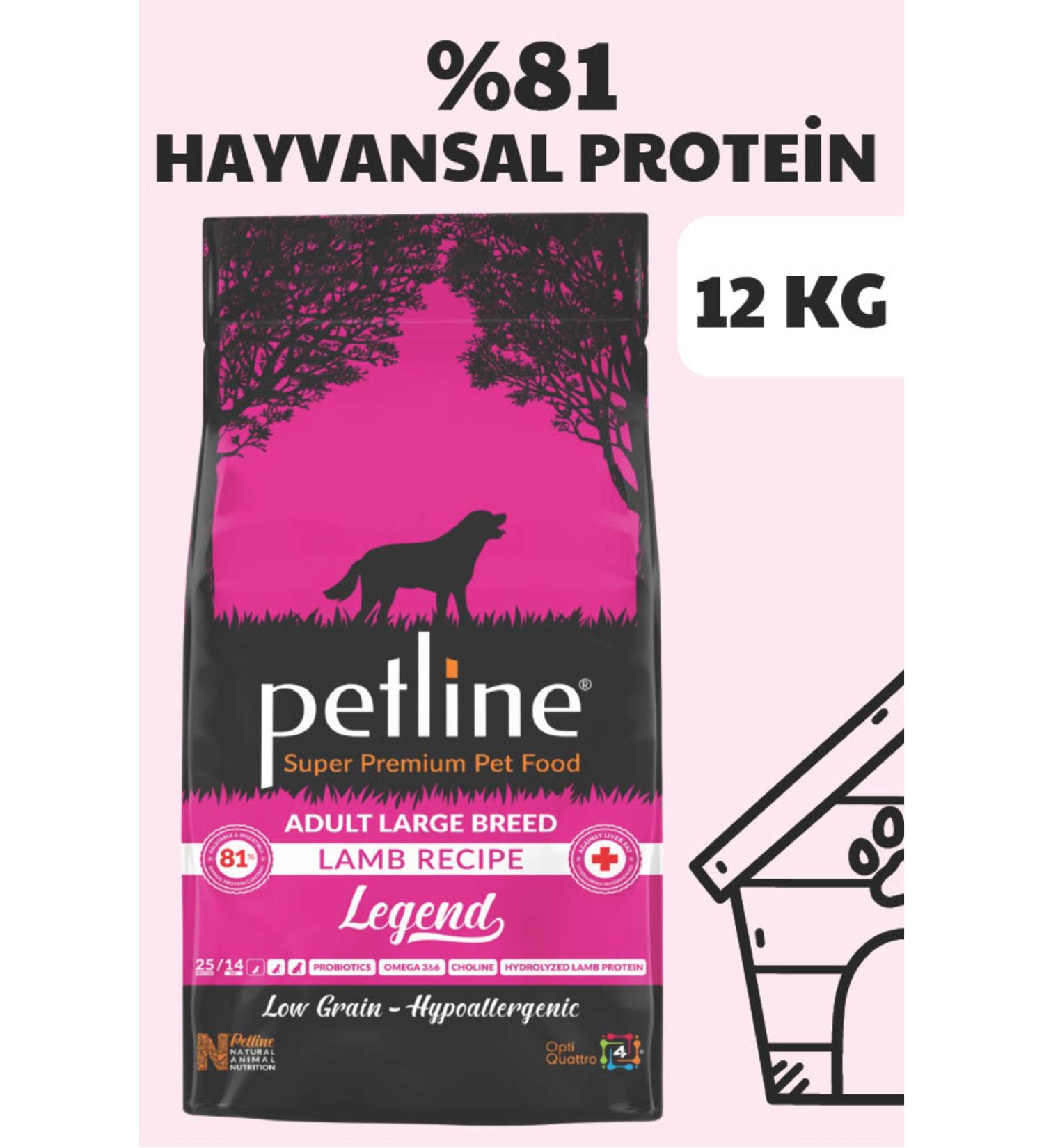 Petline Lamb Adult Dog Food 12kg - Legend - Buy Online on GoSupps.com