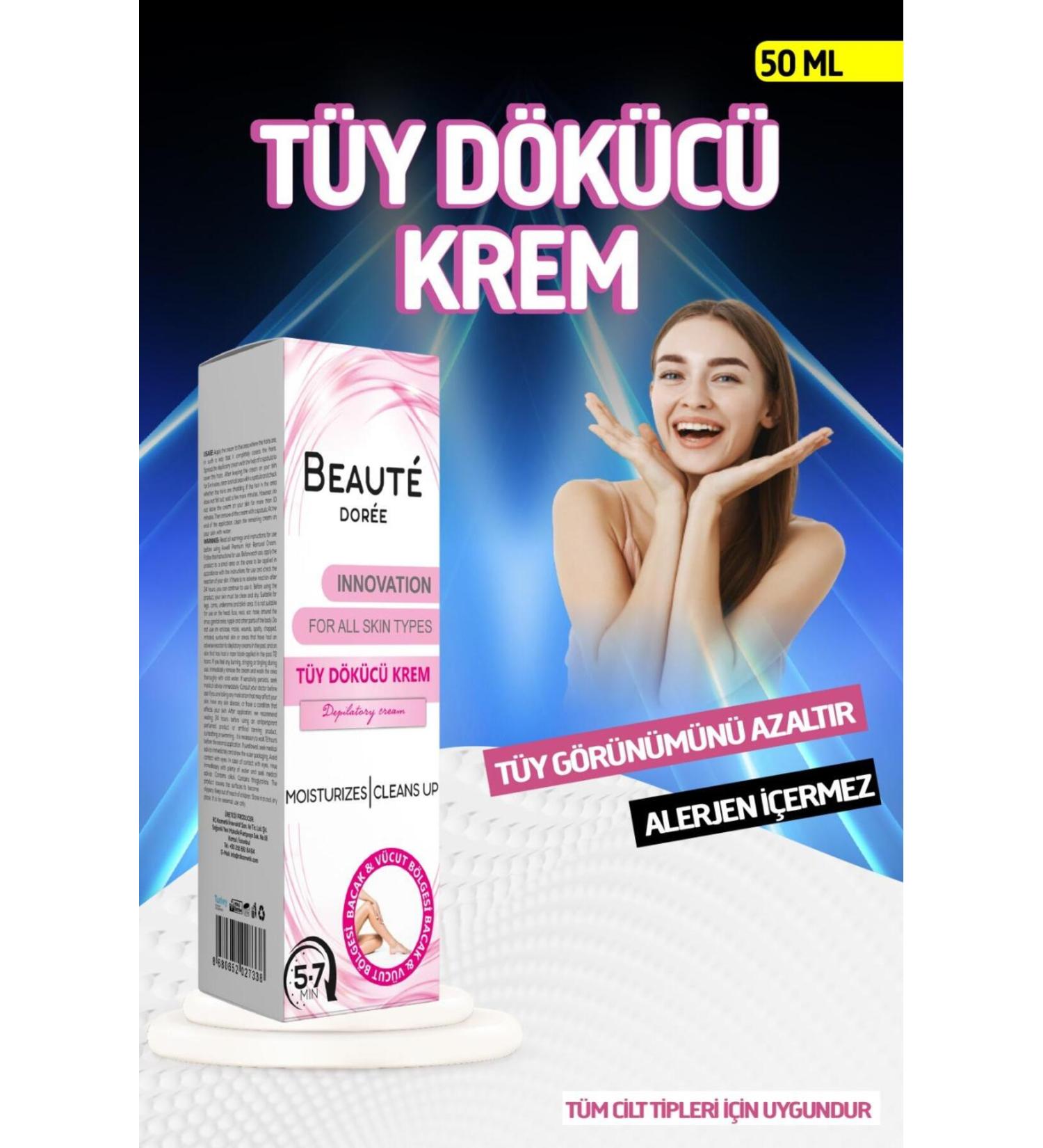 DOREE BEAUTE Hair removal and hair reducing premium epilation effect 150 ml - Buy Online on GoSupps.com