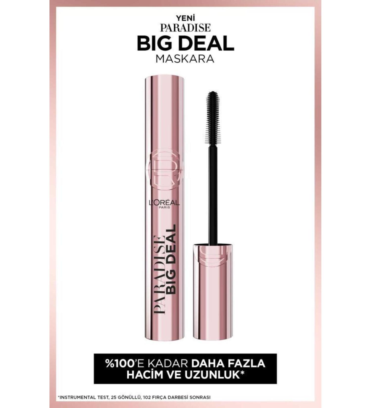 L'Oreal Paris Paradise Big Deal Mascara - Black 9.9 ml - Buy Online on GoSupps.com