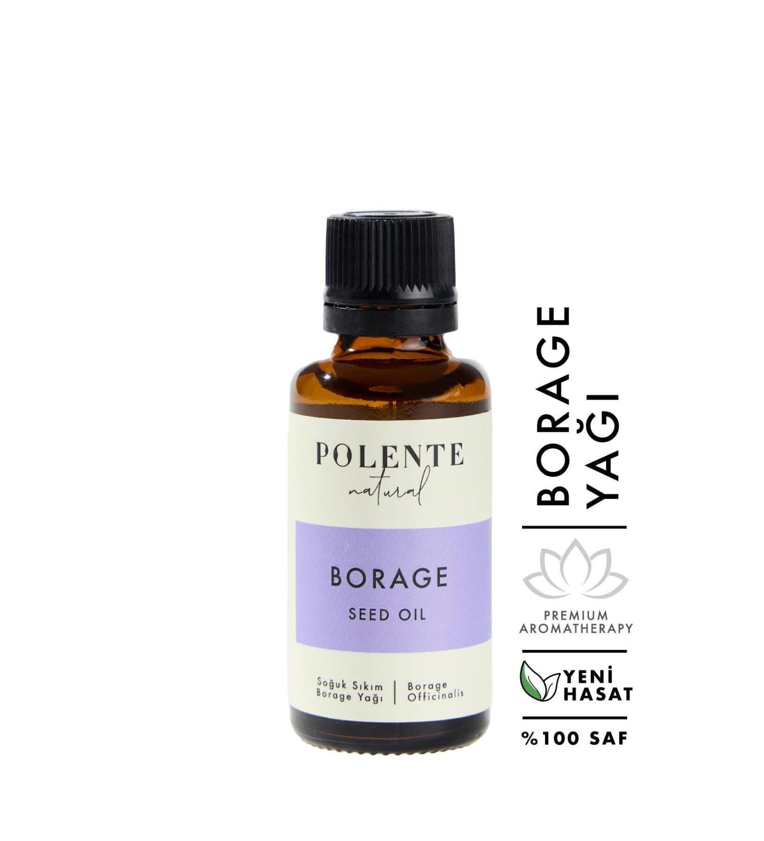 Polente Natural Borage Oil - Cold Pressed 30 ml - Buy Online on GoSupps.com