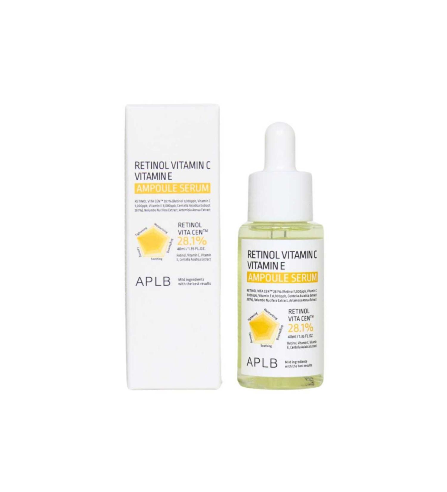 APLB Retinol Vitamin C Vitamin E Ampoule Serum