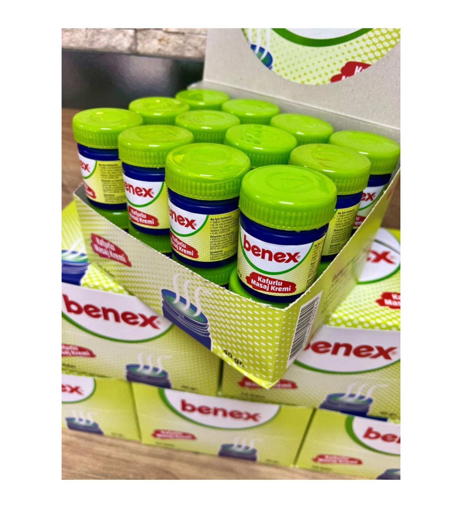 Benex Camphor Massage Cream 40 gr 12 Pcs. SKT 2029