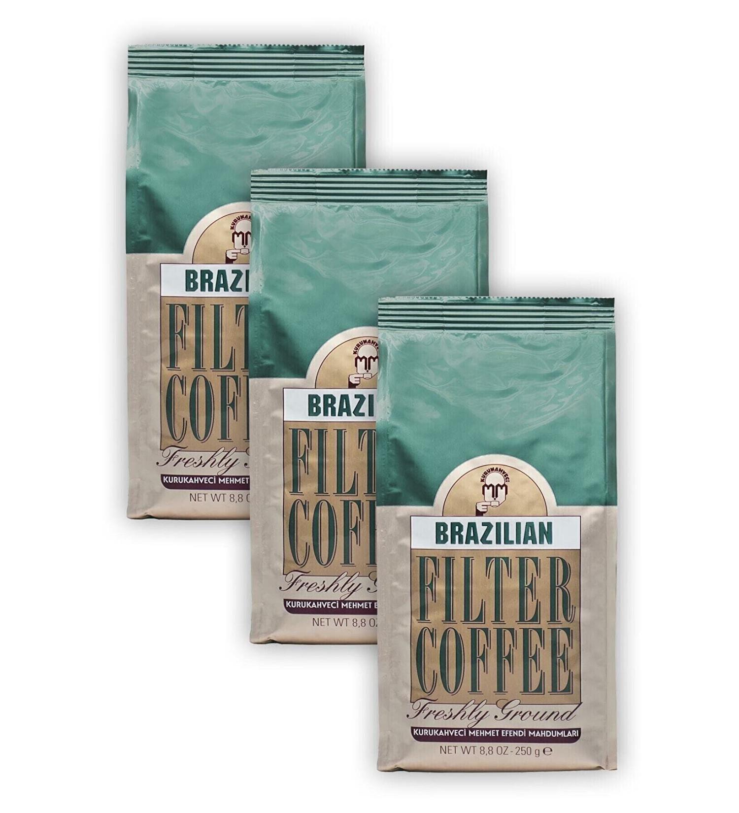 Mehmet Efendi Brazilian Filter Coffee 250gr - 3 Pieces