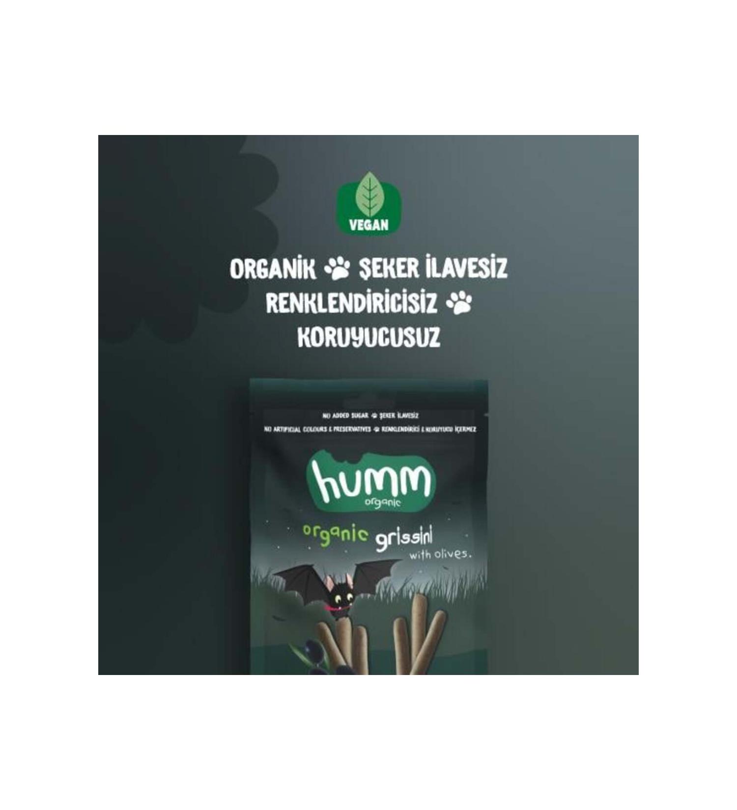NessiWorld Humm Organic Vegan Olive Grissini 55 gr