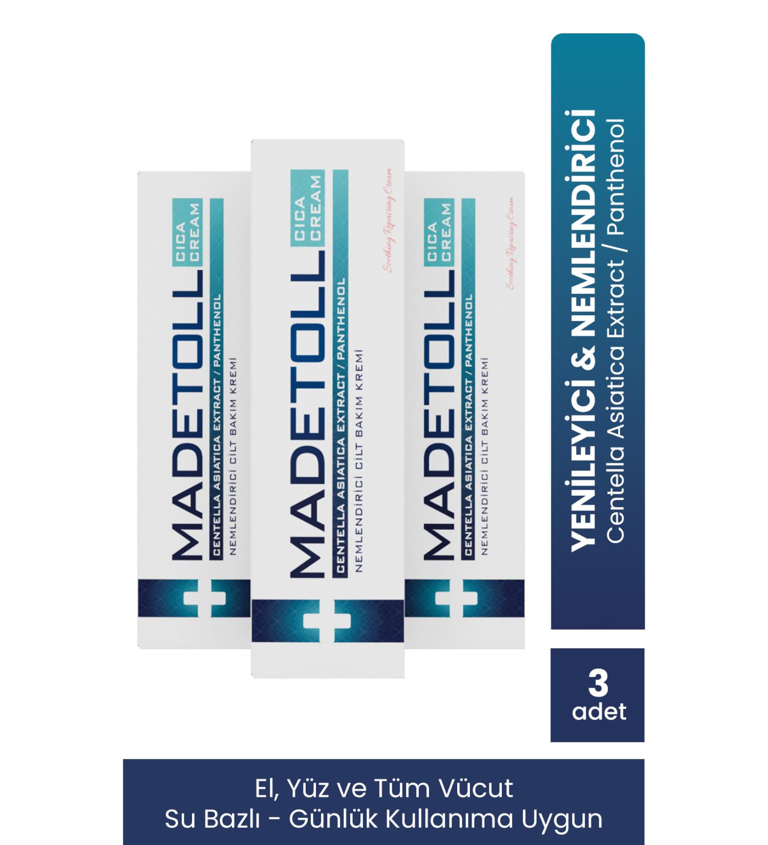 Madetoll Skin Renewal Soothing Moisturizing Cream 3 Pieces - Buy Online on GoSupps.com