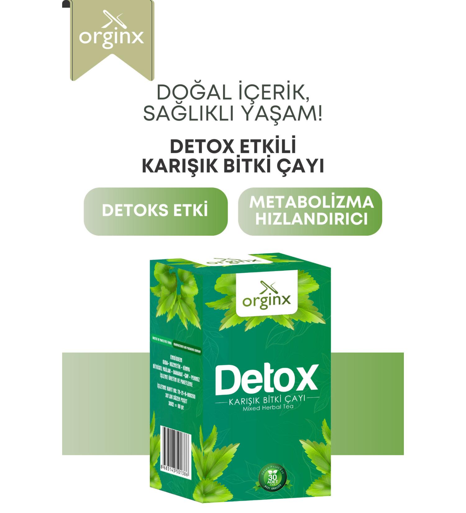 Orginx Detox Herbal Tea Herbal Tea Helping to Lose Weight - Buy Online on GoSupps.com