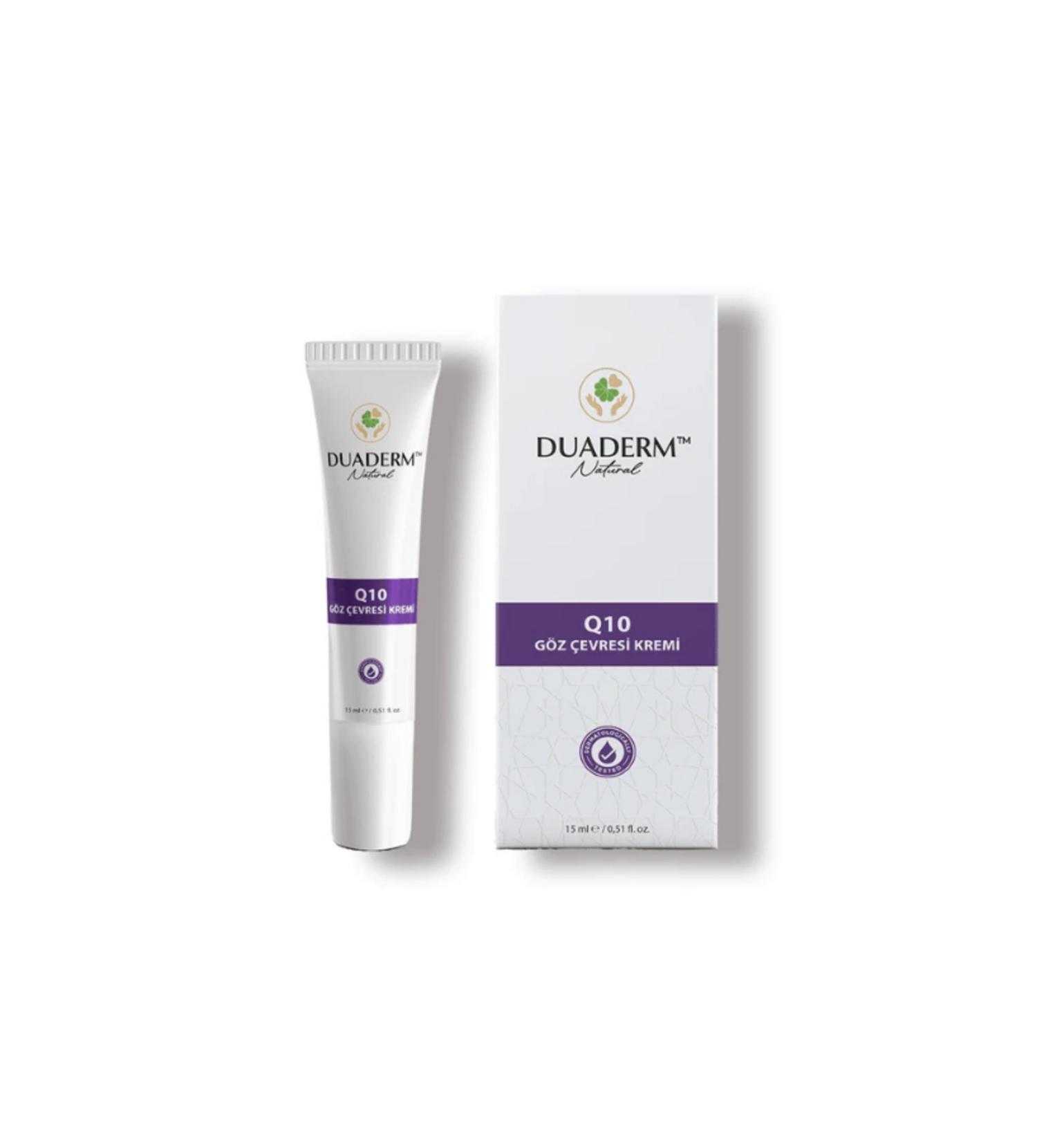 Duaderm Anti-Wrinkle and Moisturizing Q10 Eye Contour Cream & Makeup Base 15ml