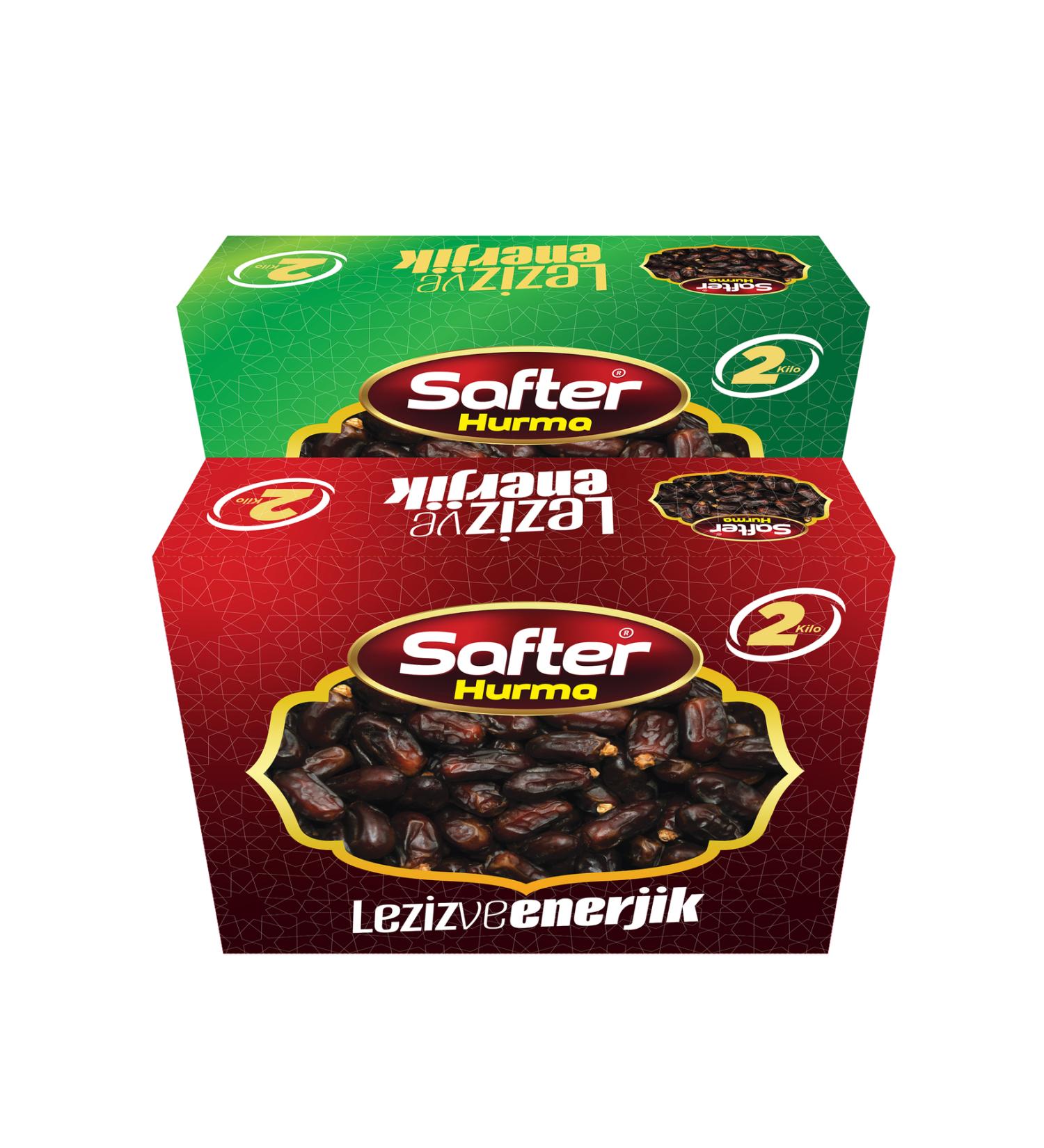 safterhurma Sayer Natural Dates 2 kg. x 2 Packs