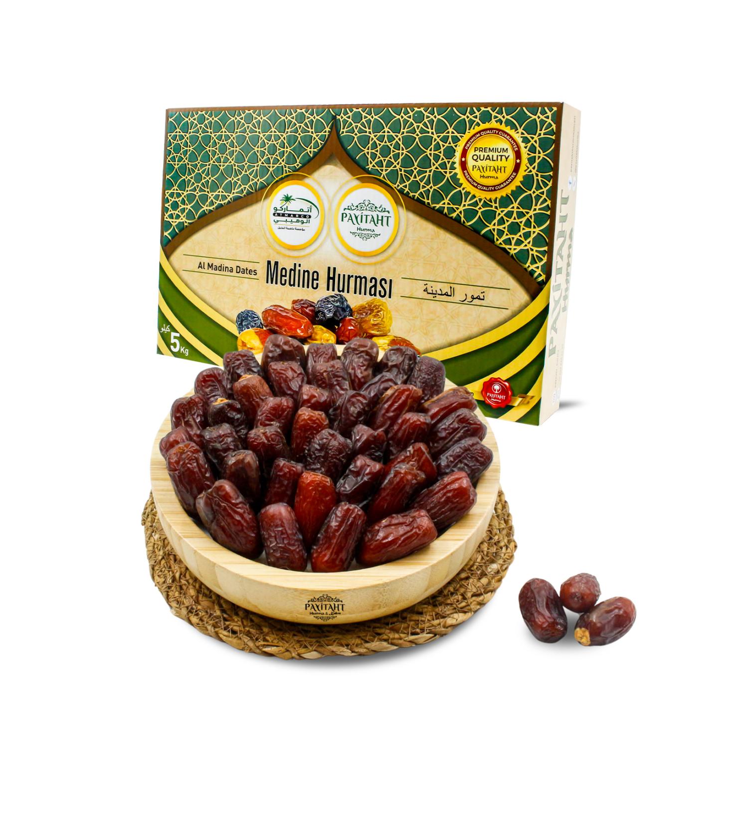 Payitaht Dates Medina Sufri Lux Double Dates 5kg -New Crop- Thin-Shelled Sweet Delicious Sufrilux5kg